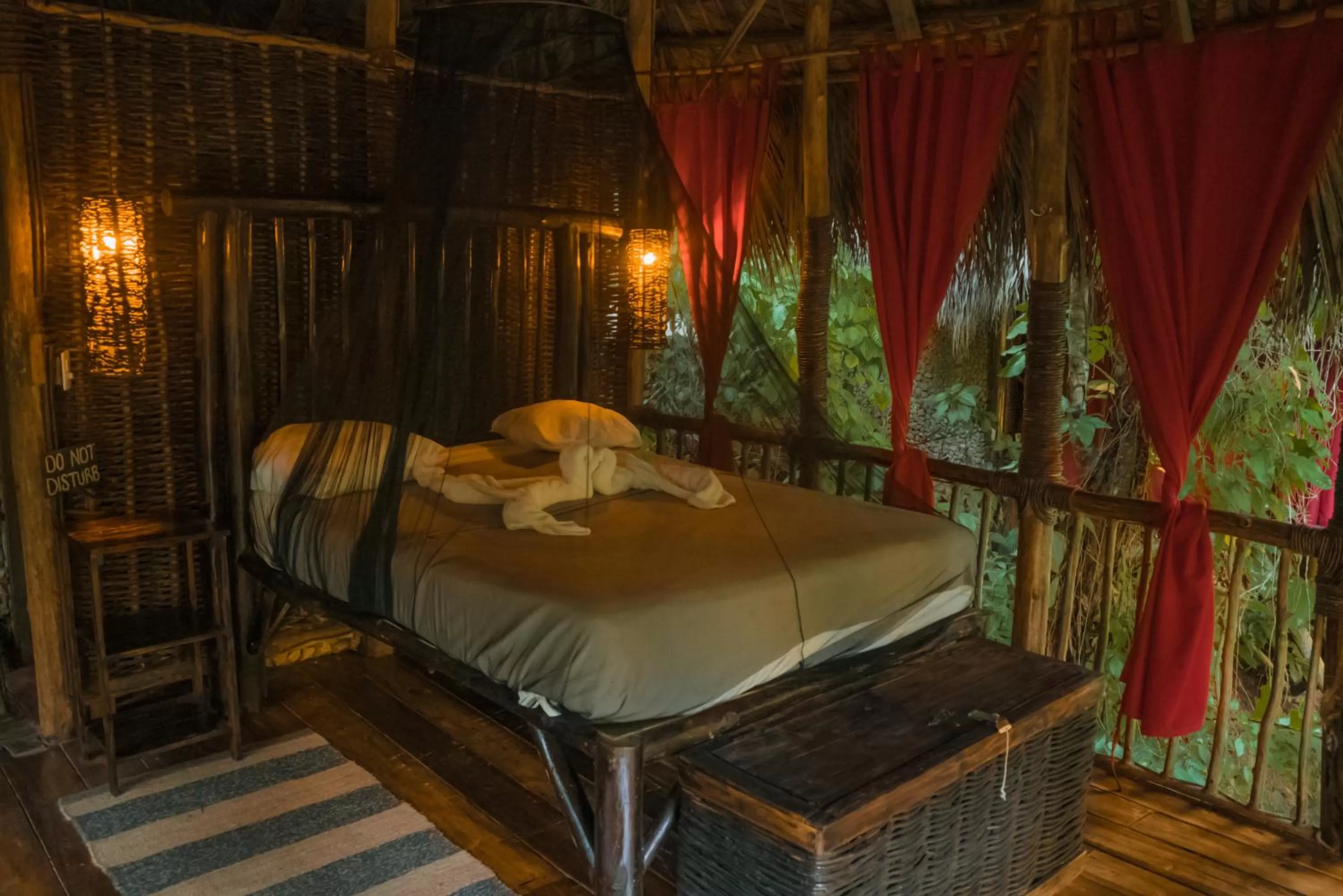 Bedroom in Dominican Tree House Village