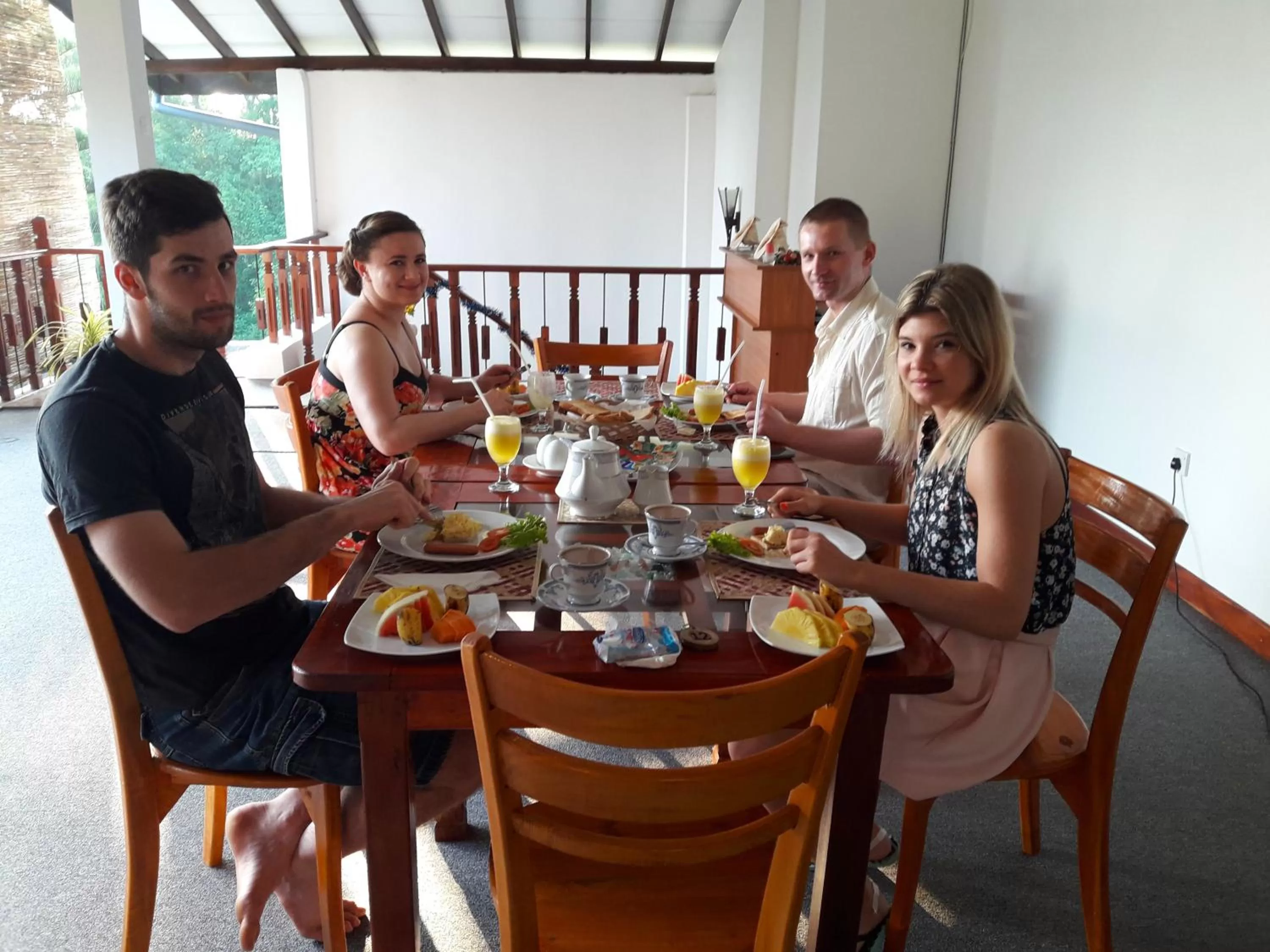 Continental breakfast in Nico Lagoon Hotel