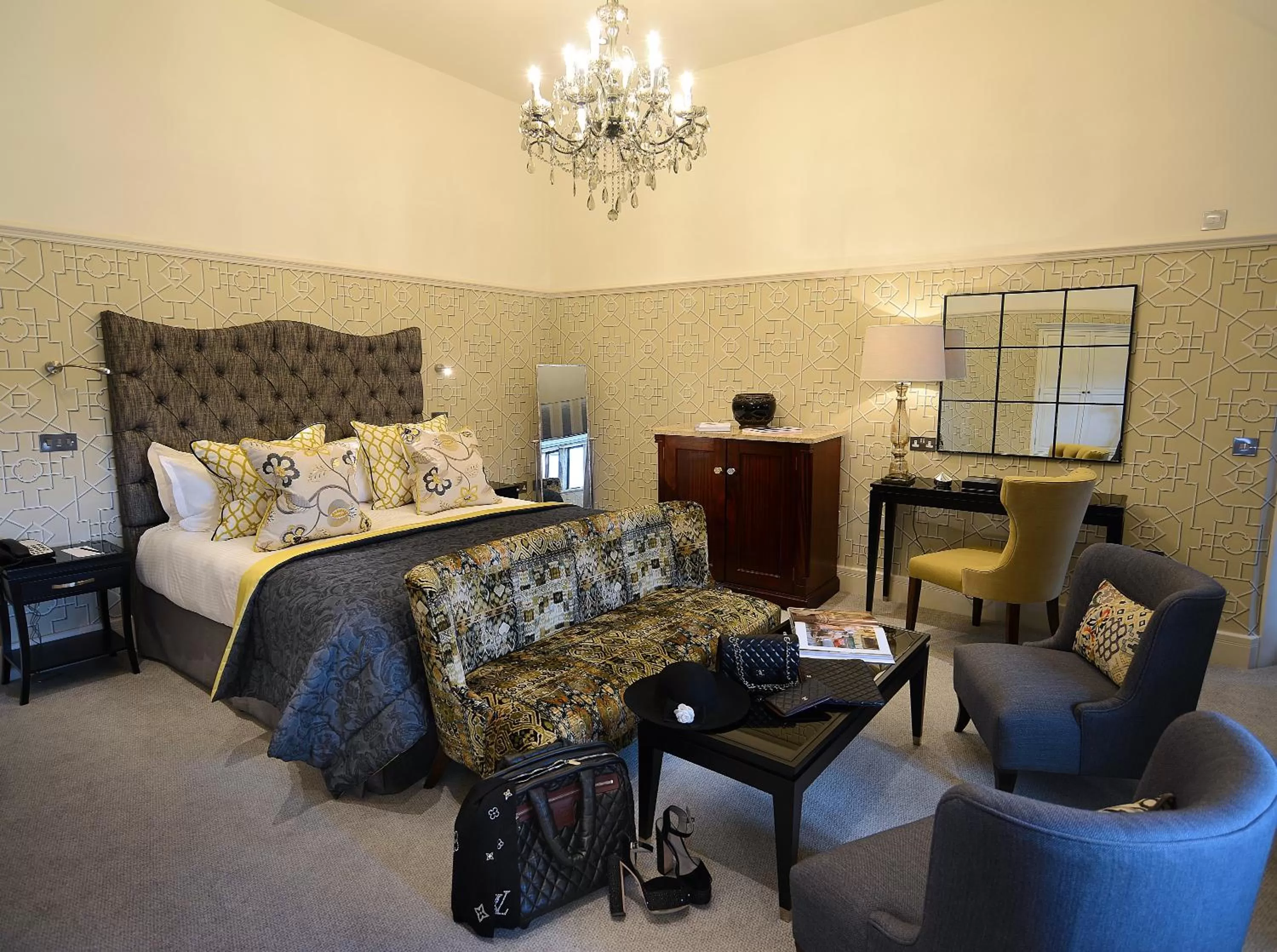 Living room, Bed in Stanley House Hotel & Spa