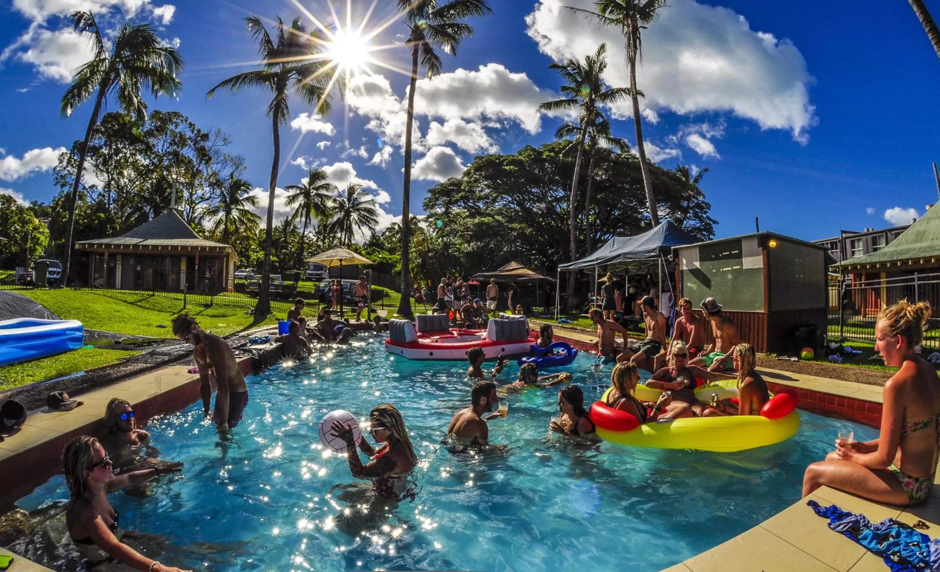 Swimming pool in Nomads Airlie Beach