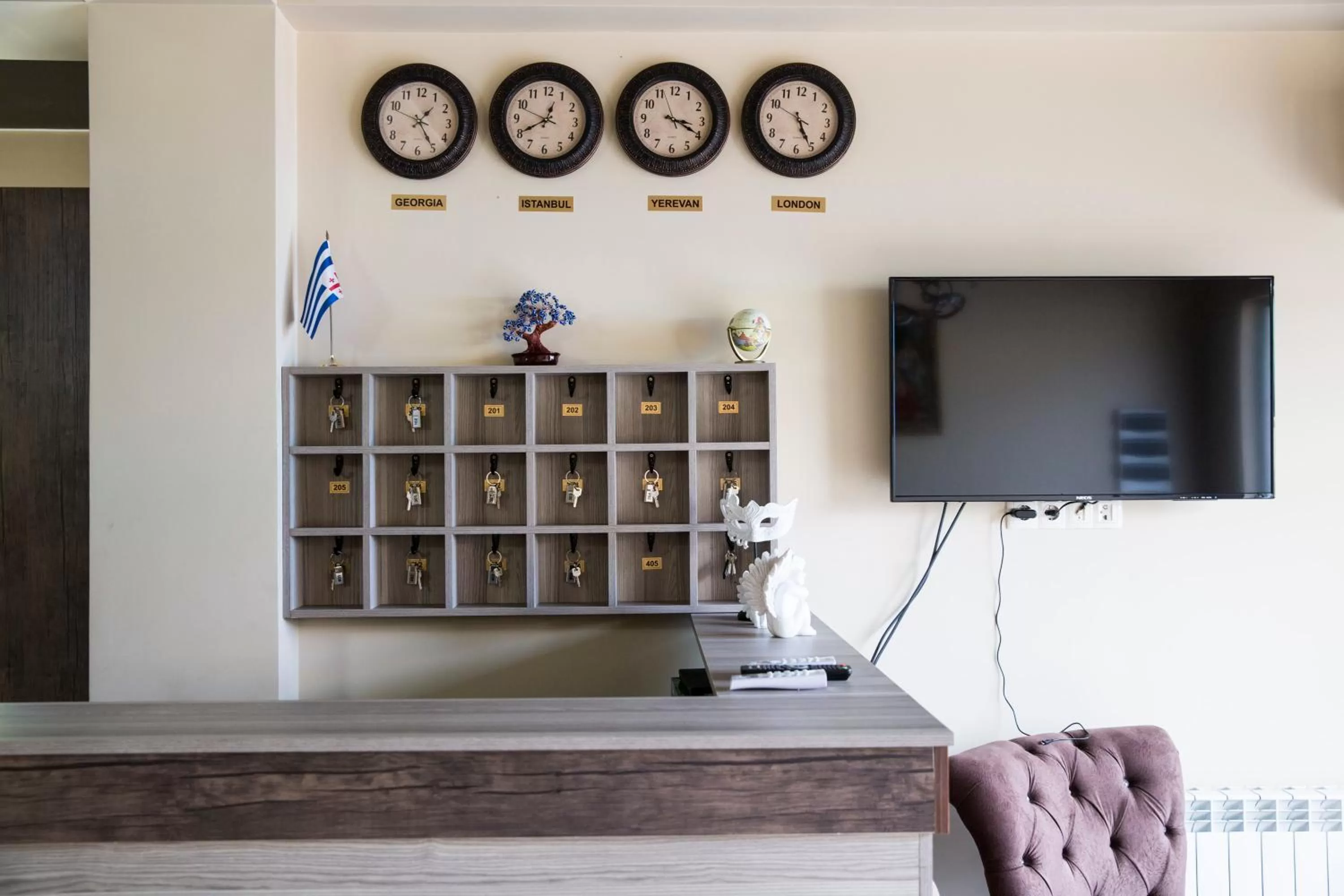 Lobby or reception, TV/Entertainment Center in Hotel Maria