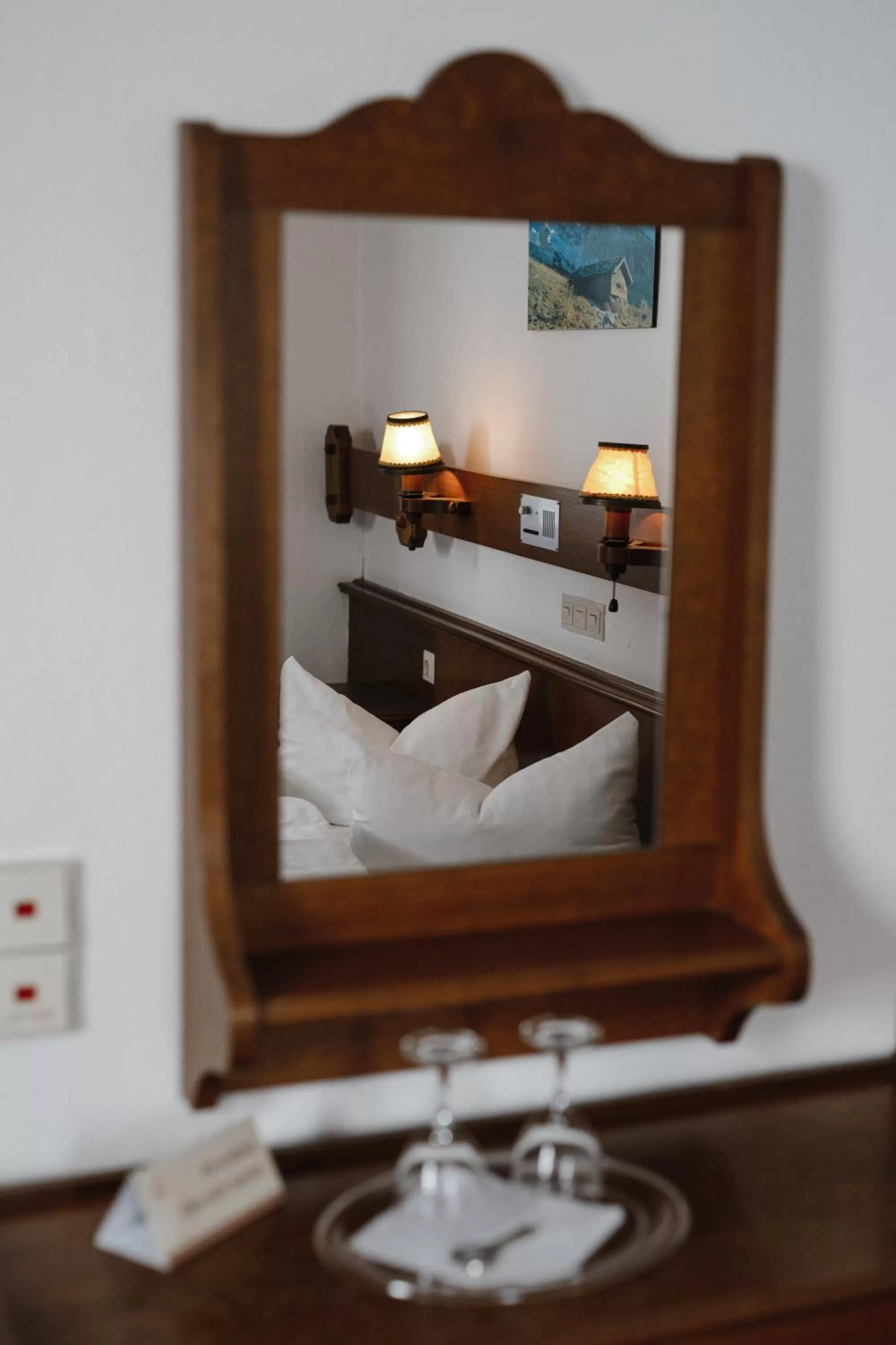 Bed in Hotel Vier Jahreszeiten