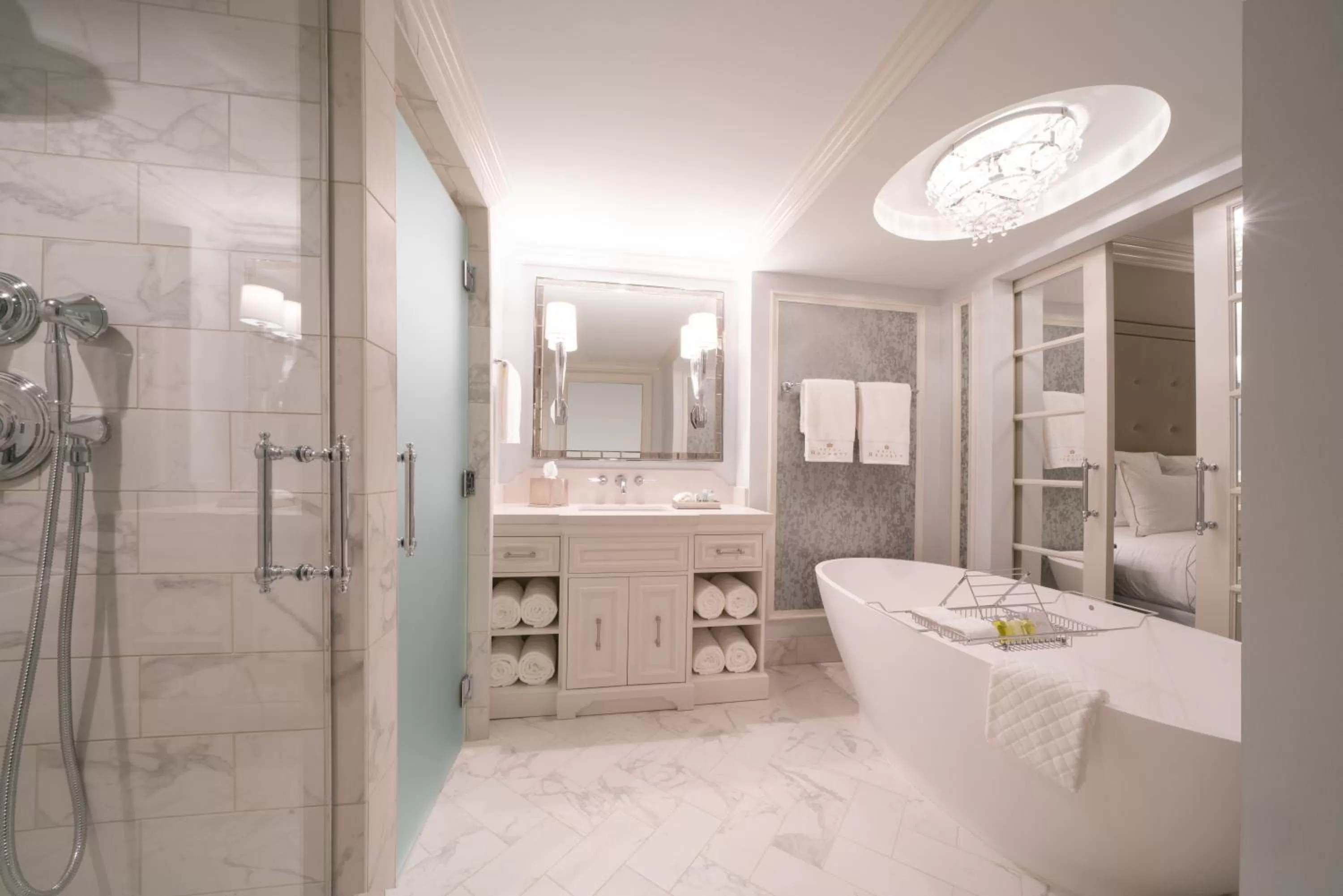 Shower in Hotel Bennett Charleston