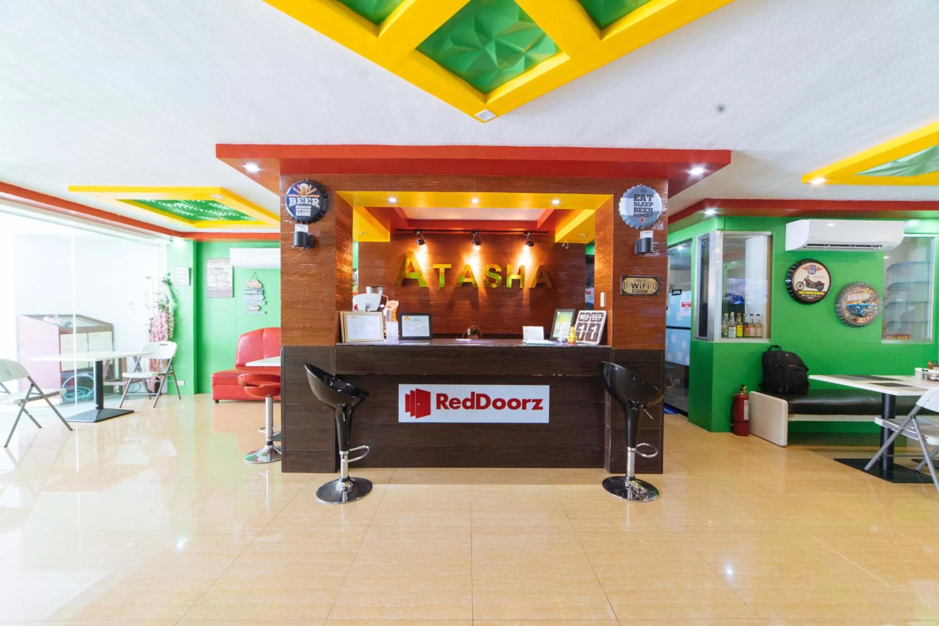 Lobby or reception in RedDoorz near Notre Dame of Dadiangas University