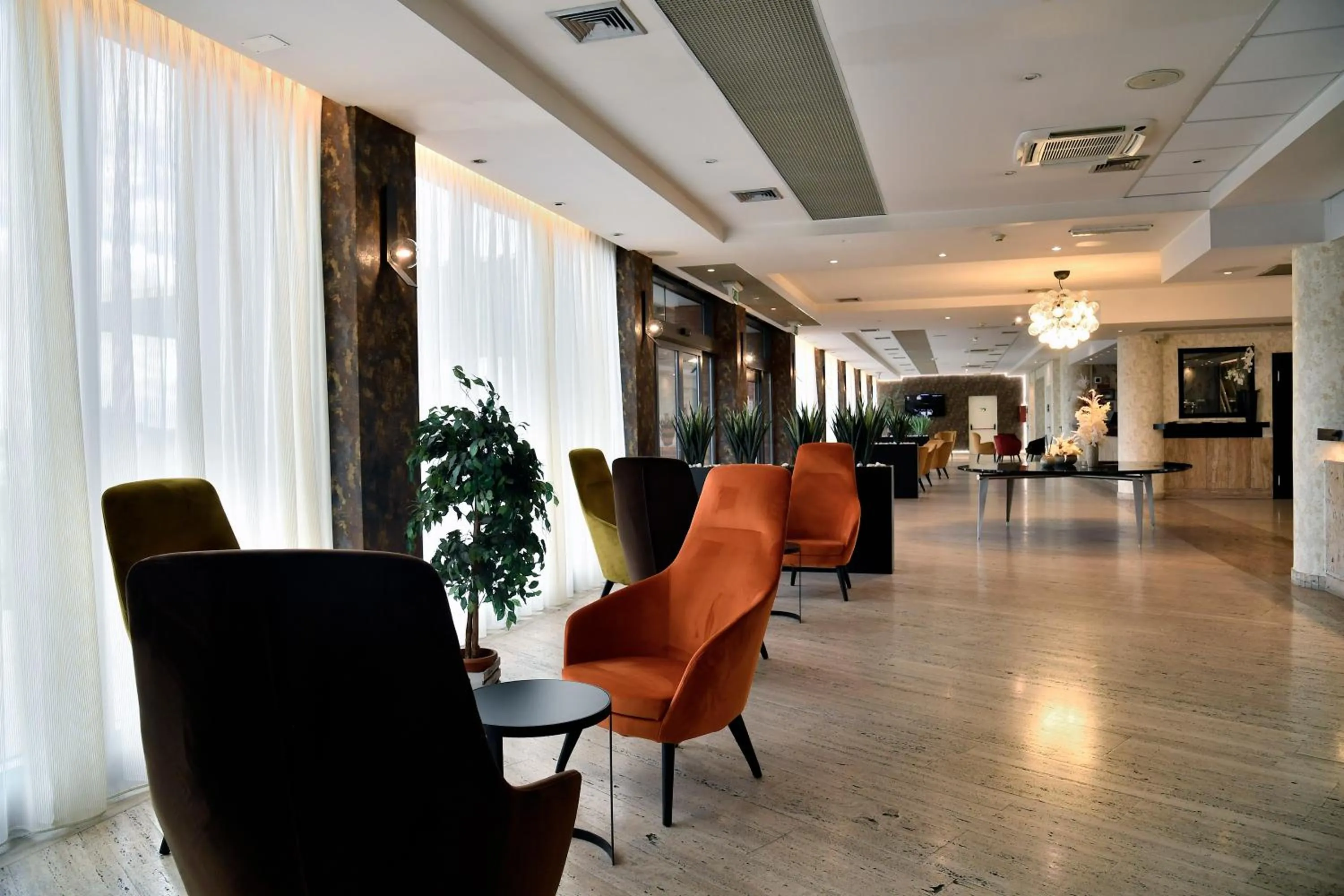 Lobby or reception in Palace Inn Rome Fiano