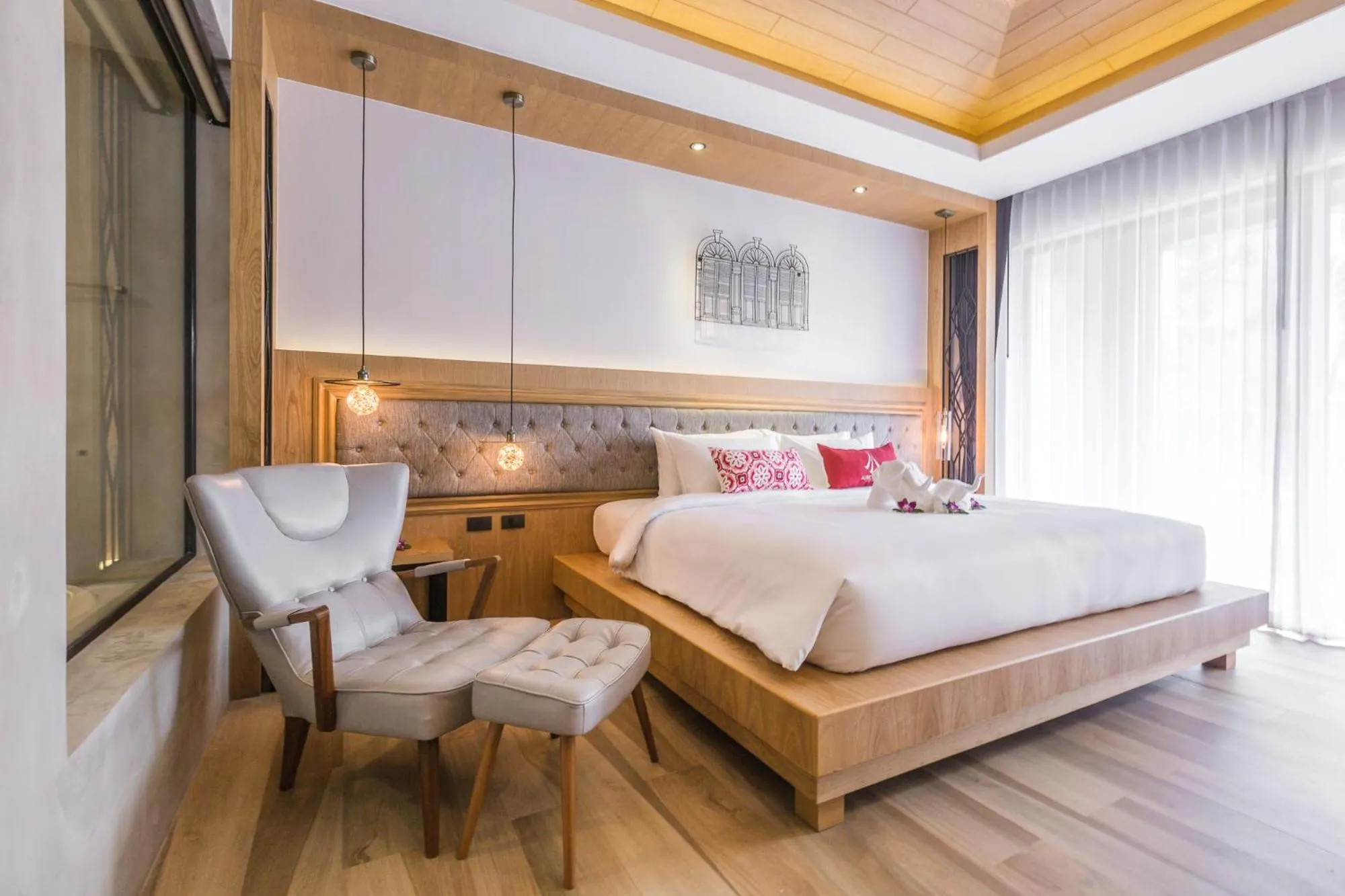 Bedroom, Bed in Aurico Kata Resort & Spa - SHA Extra Plus