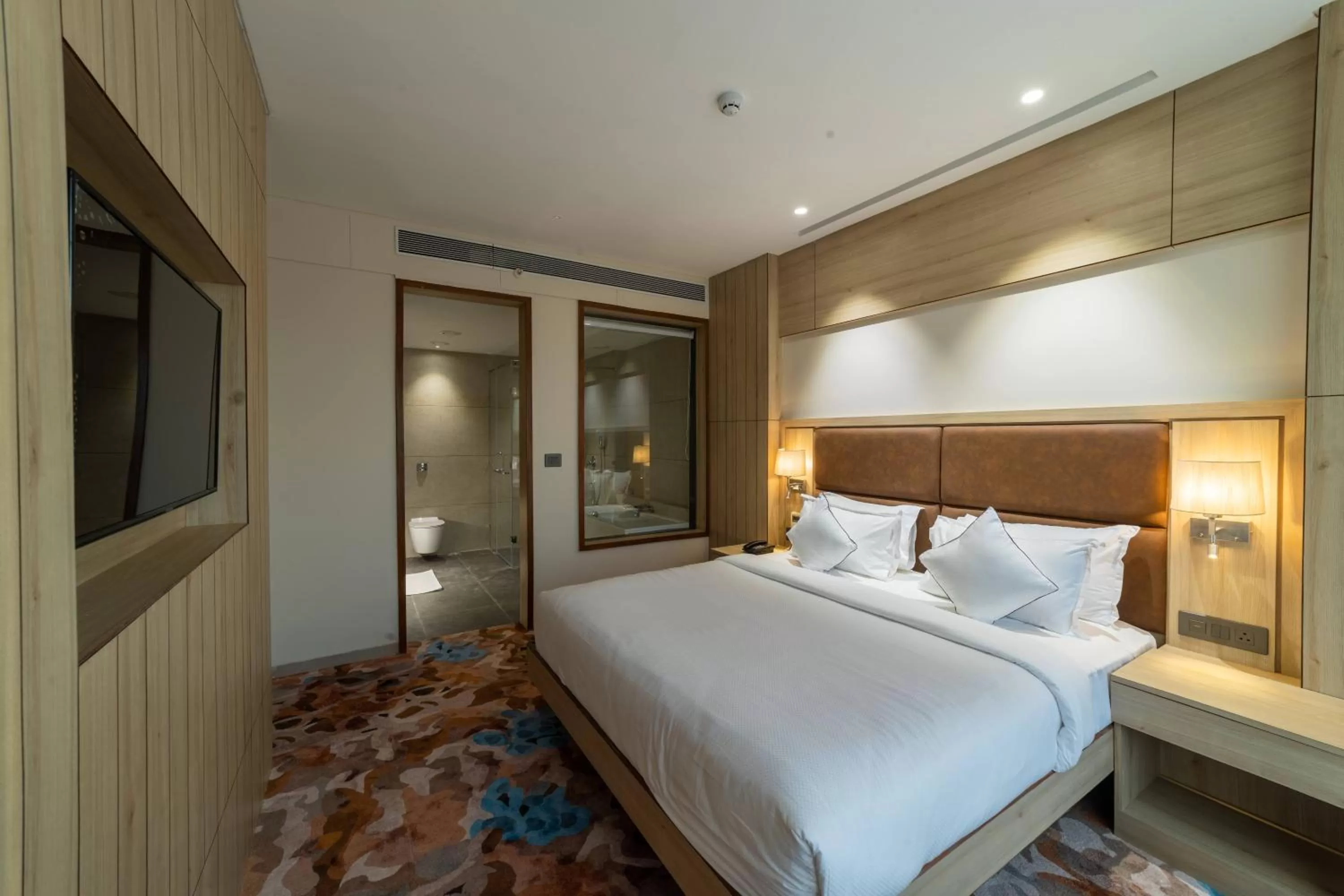 Bed in The Monarch at Chakan MIDC, Pune