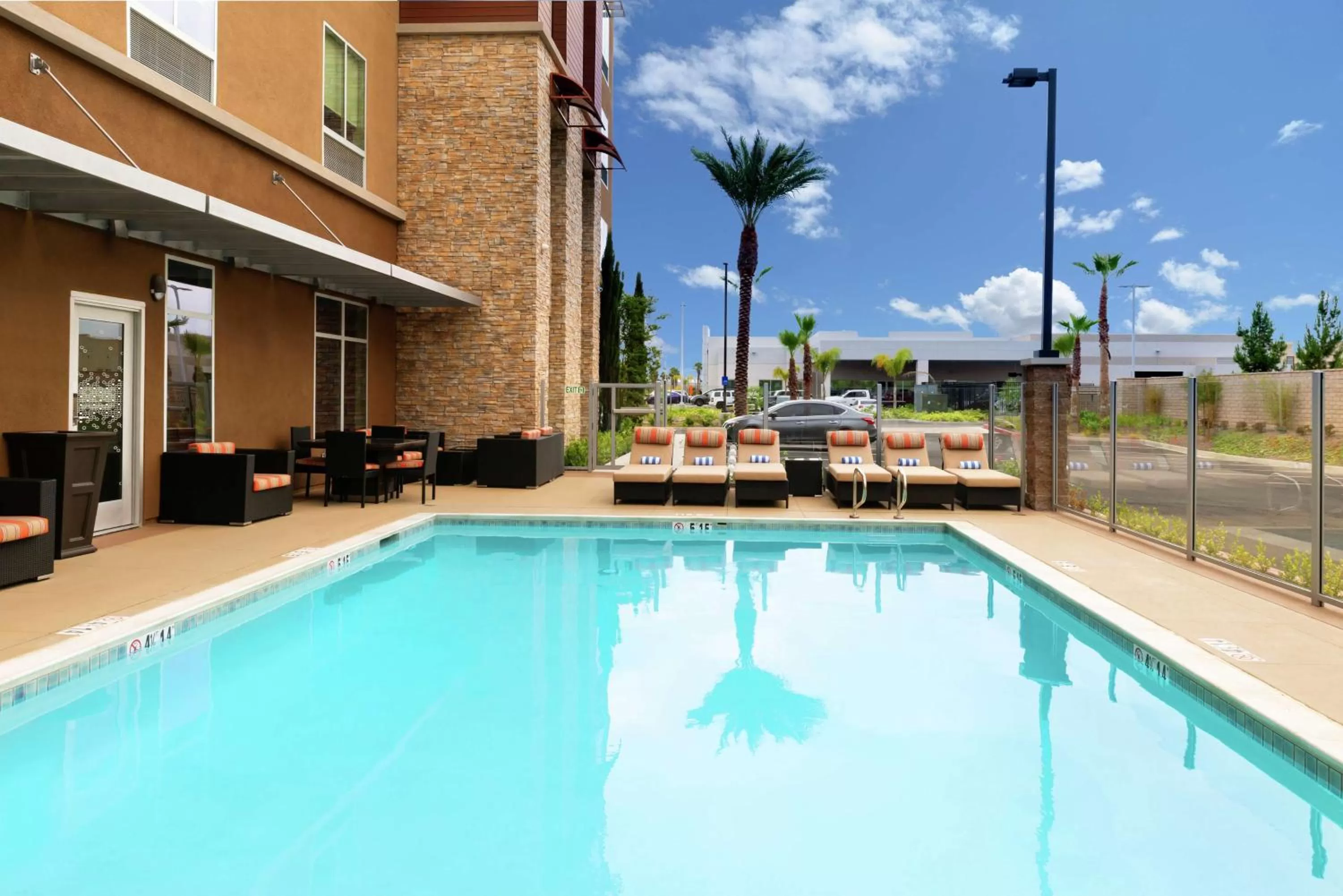 Pool view in Hampton Inn & Suites Buena Park