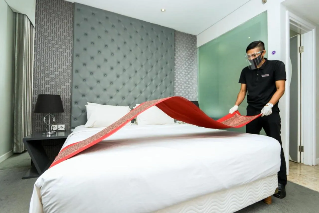 Bed in Serela Cihampelas by KAGUM Hotels