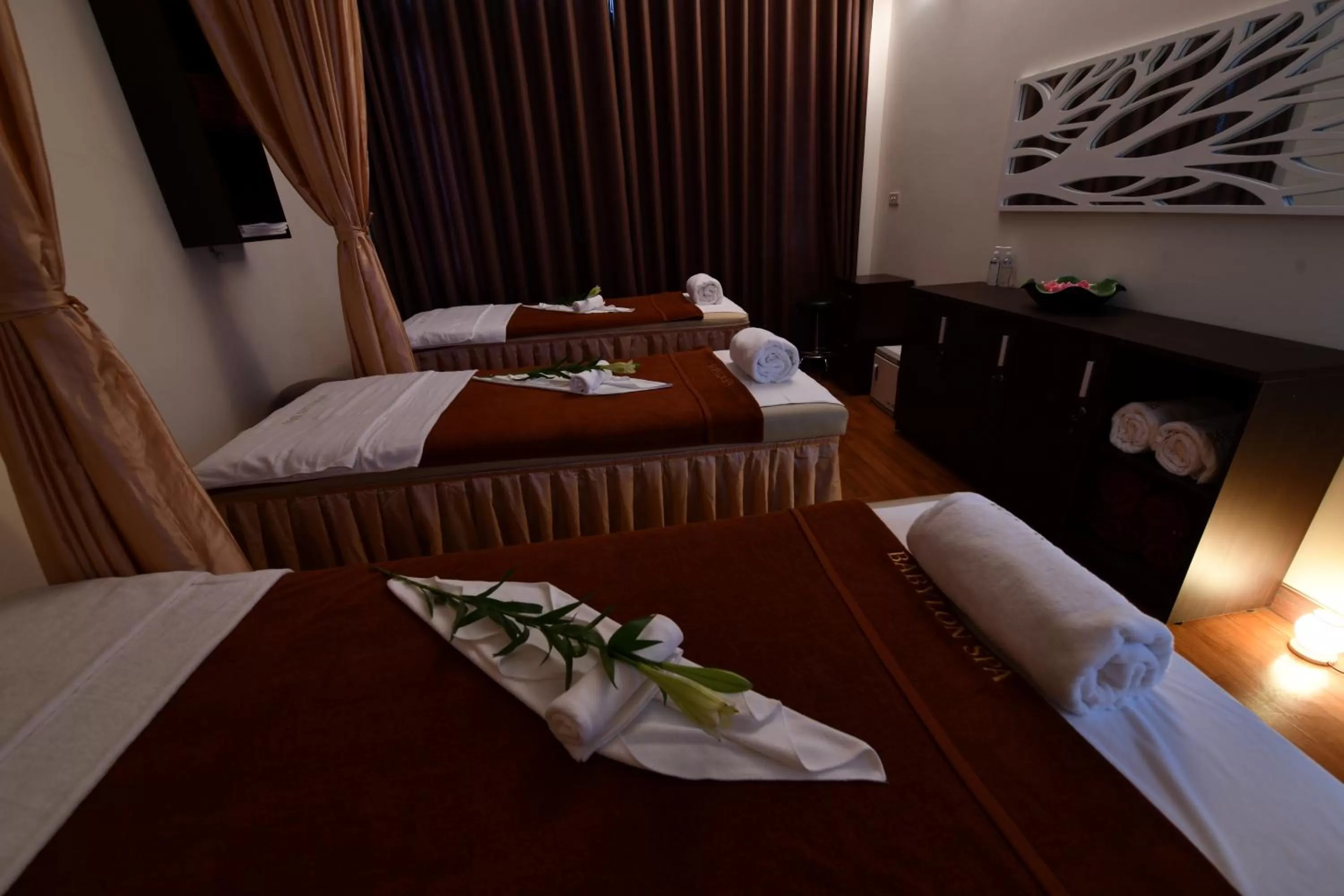 Spa and wellness centre/facilities, Bed in Babylon Grand Hotel & Spa