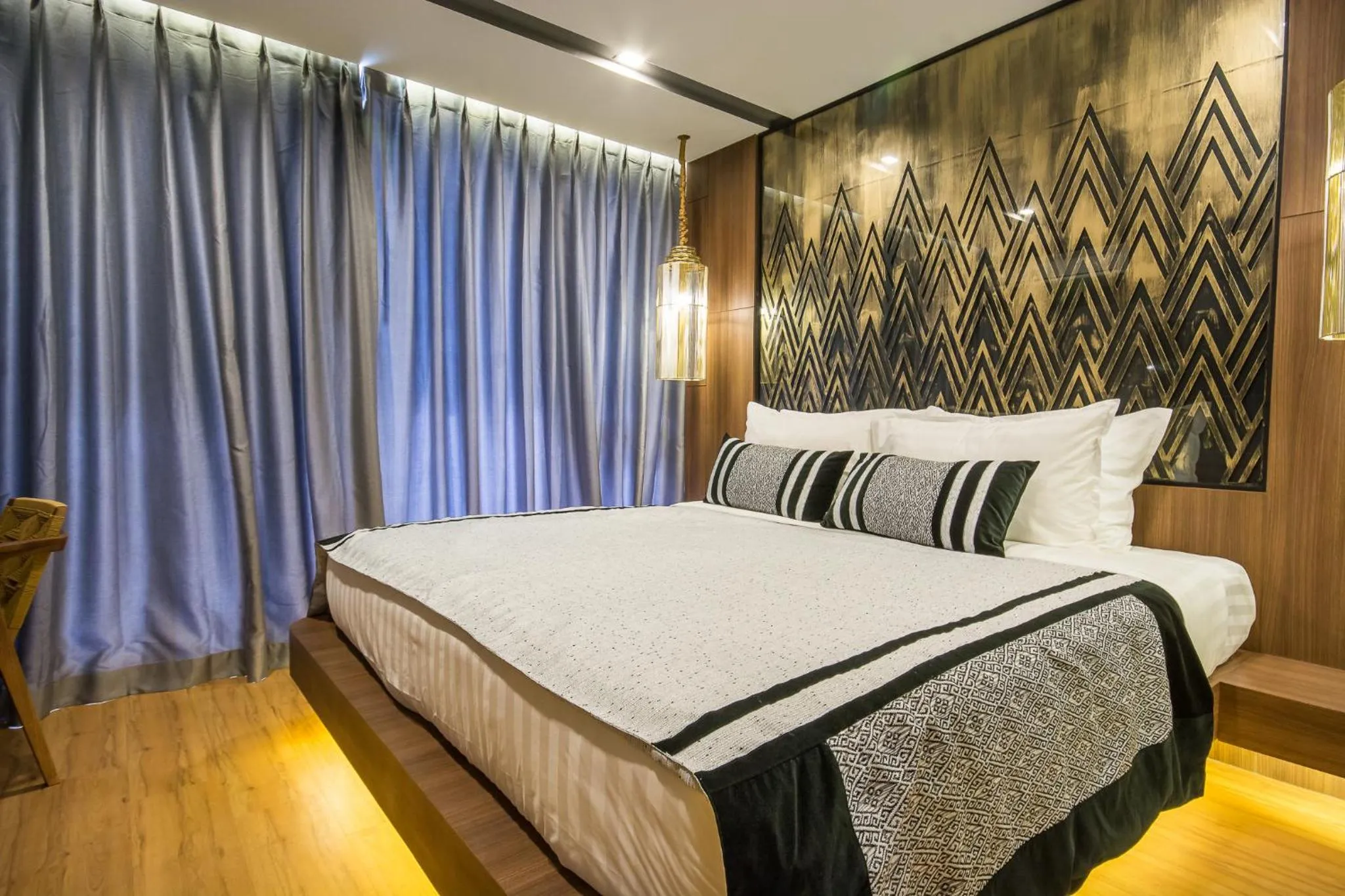 Decorative detail, Bed in Stay with Nimman Chiang Mai