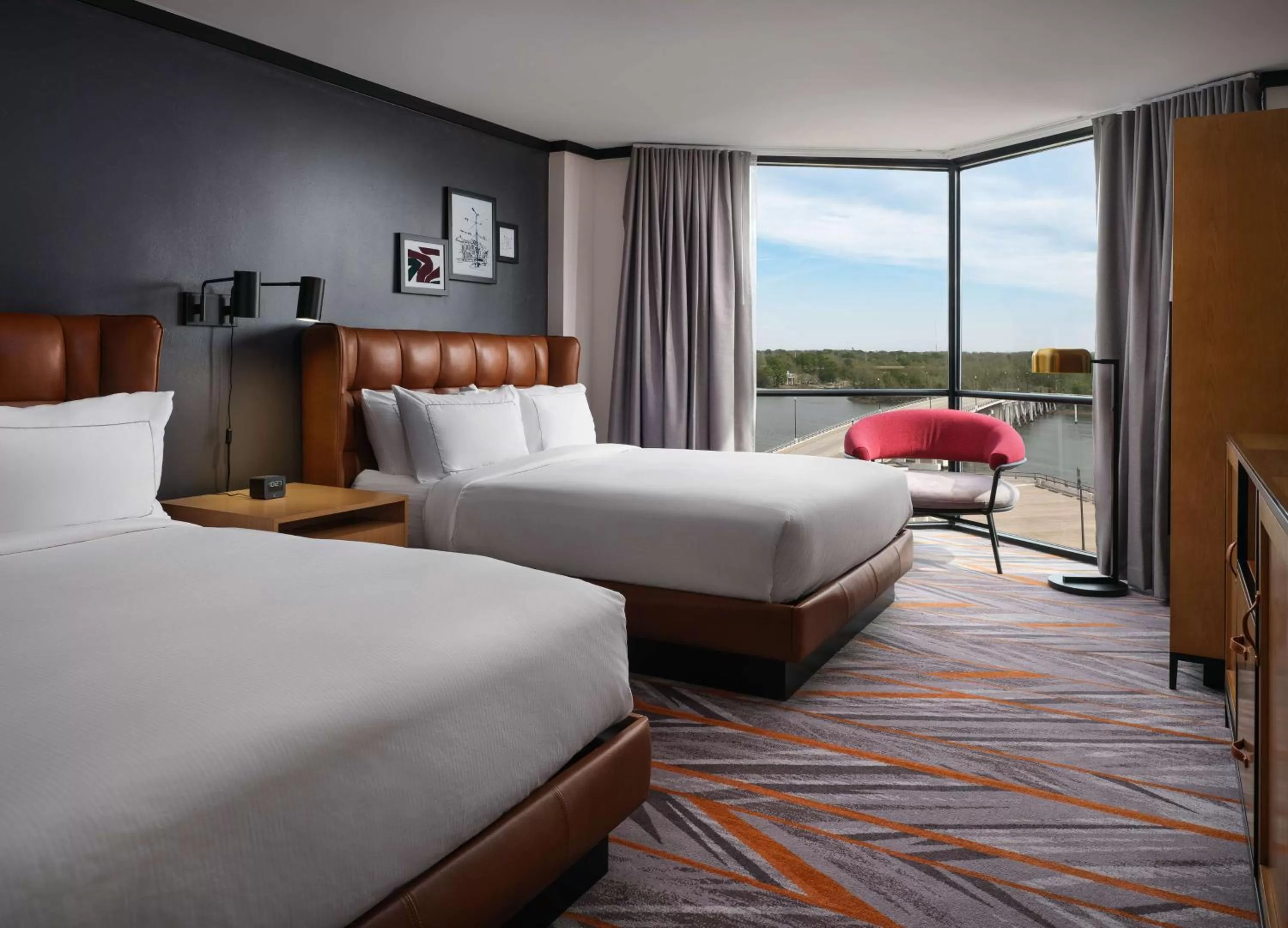 Bed in The Landing at Hampton Marina, Tapestry Collection by Hilton