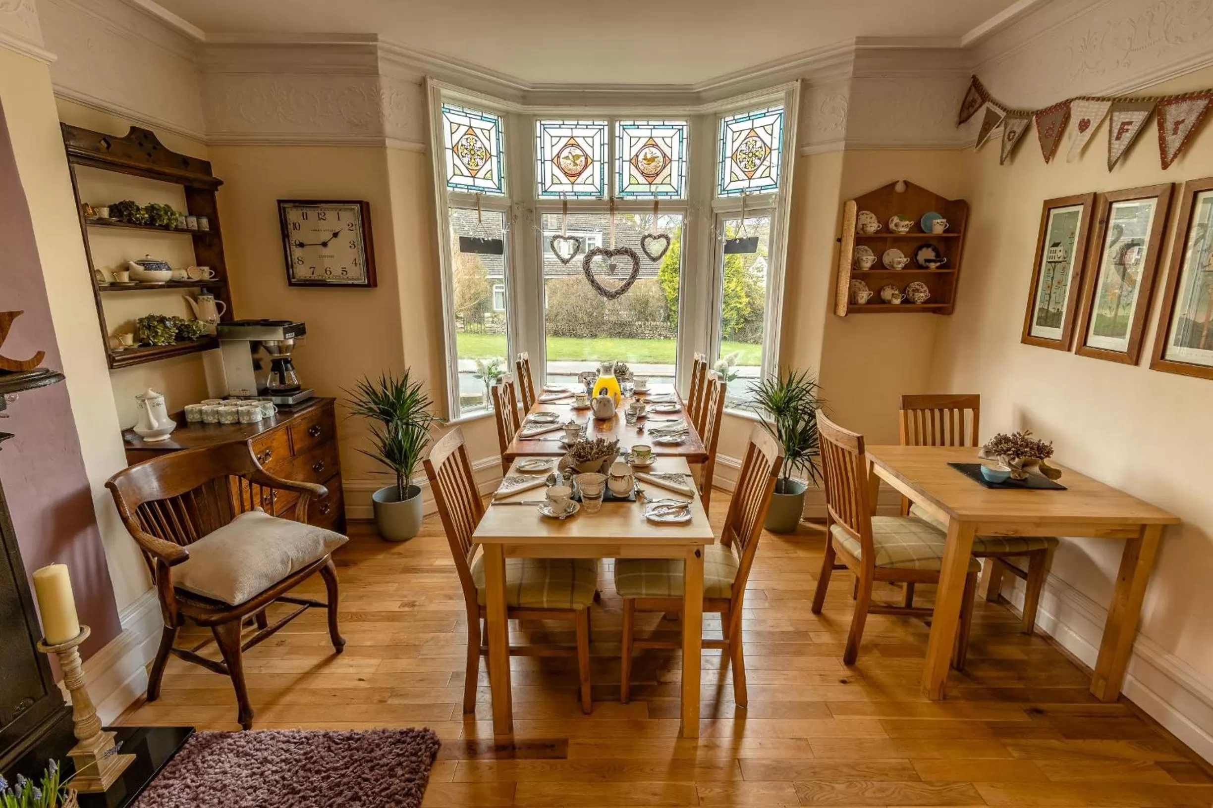 Dining area in Craiglands Bed and Breakfast, Grassington