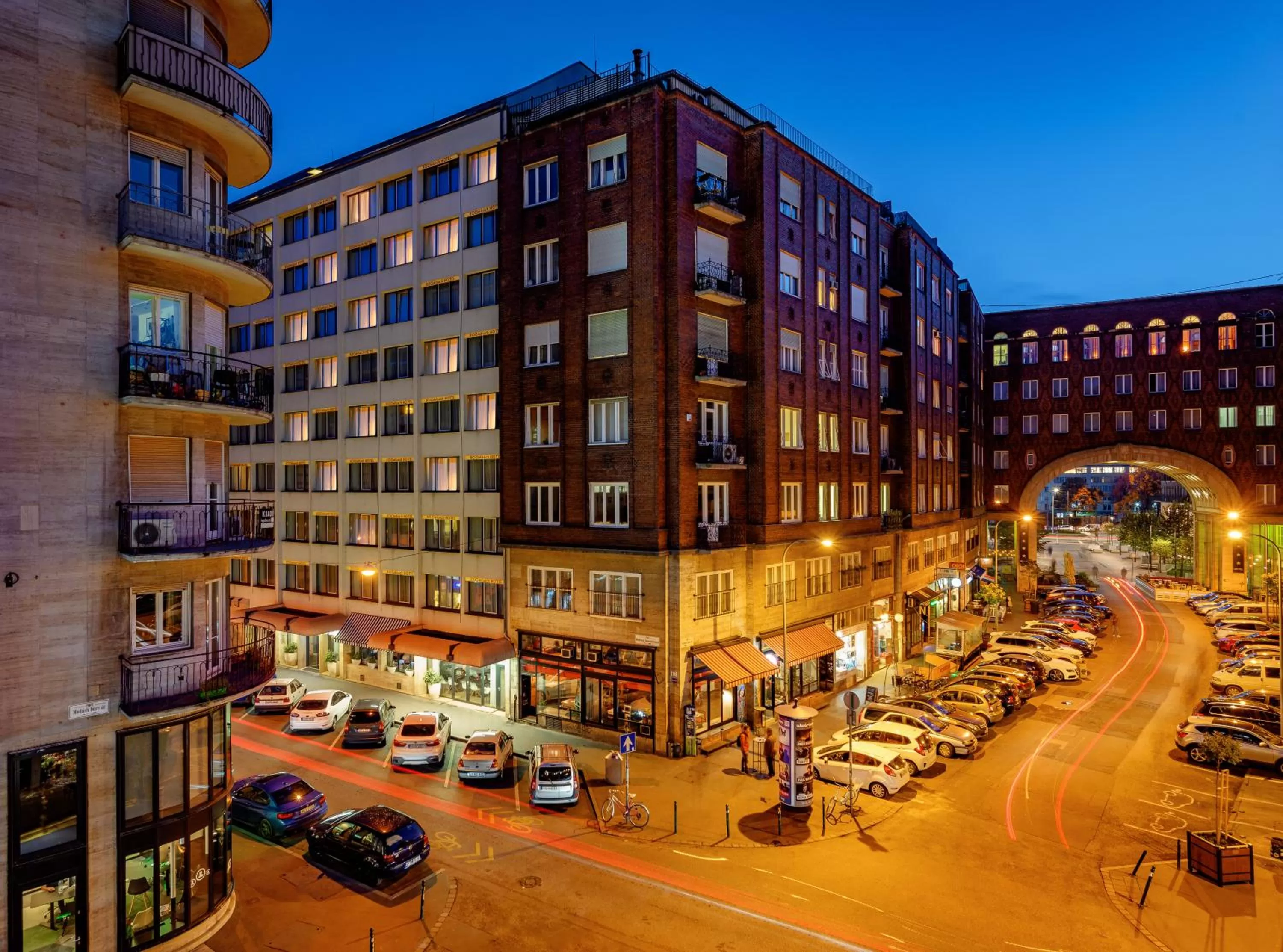 Property building in Roombach Hotel Budapest Center