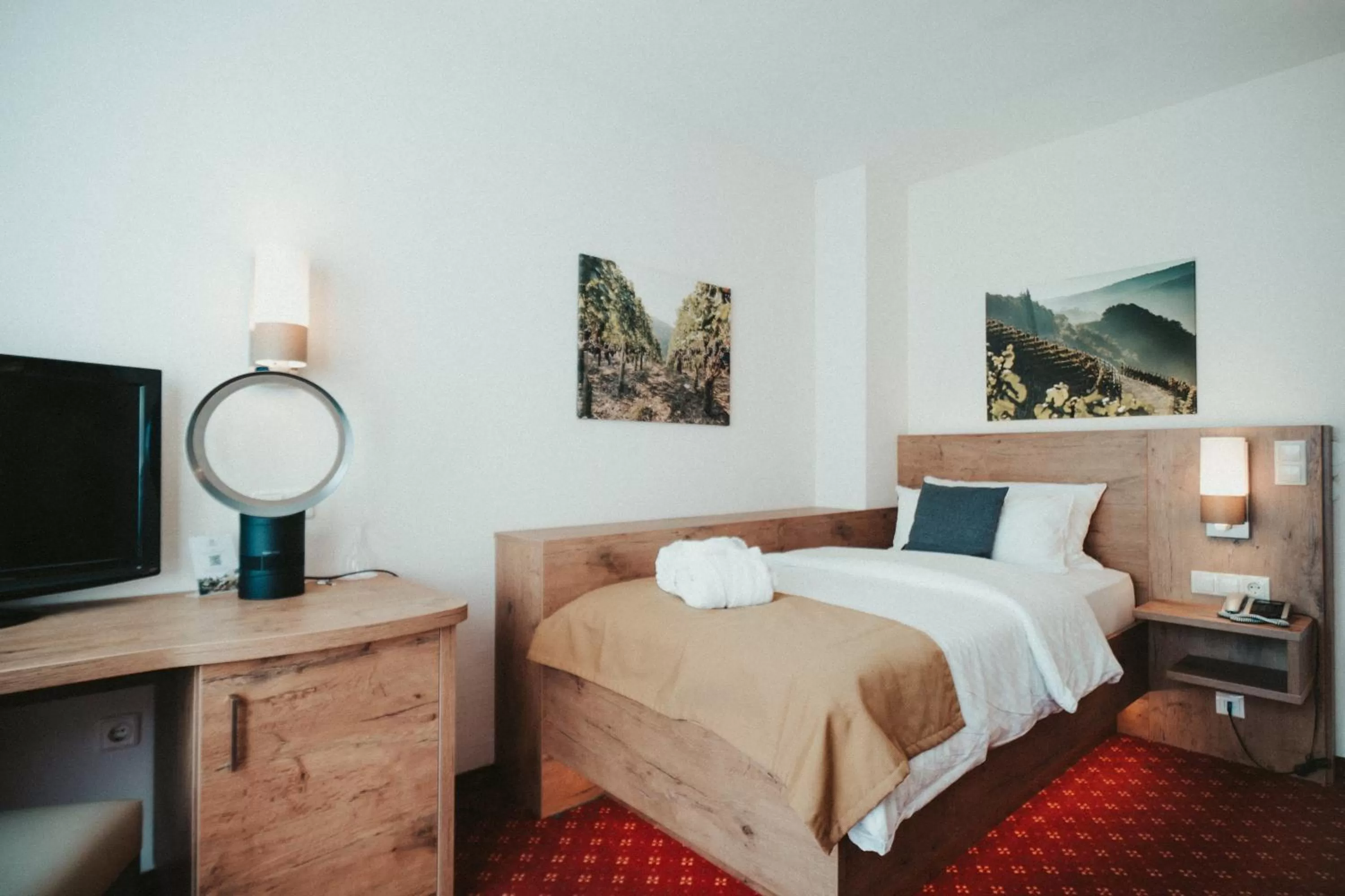 Bed in Hotel Rodderhof