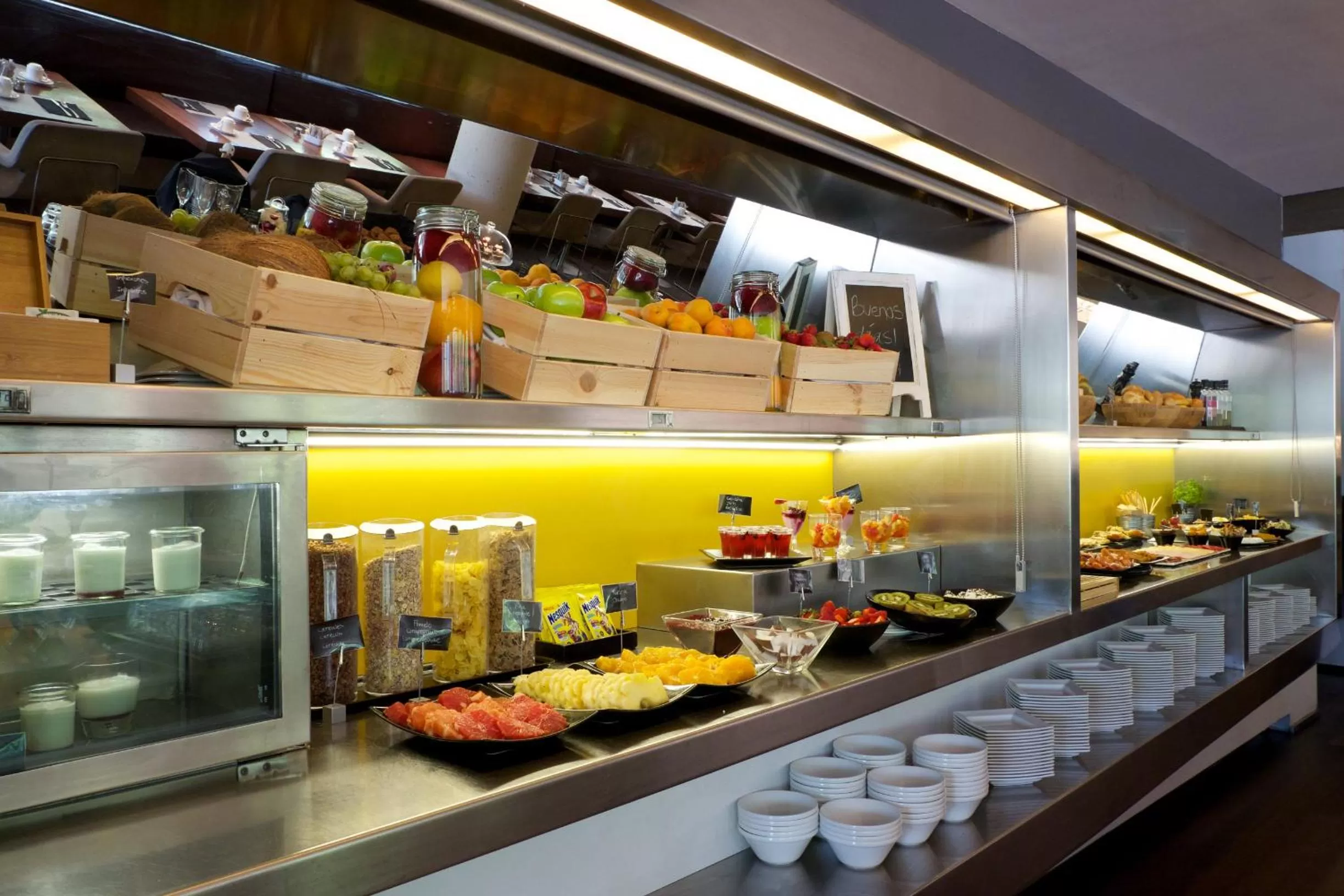 Buffet breakfast in B Hotel