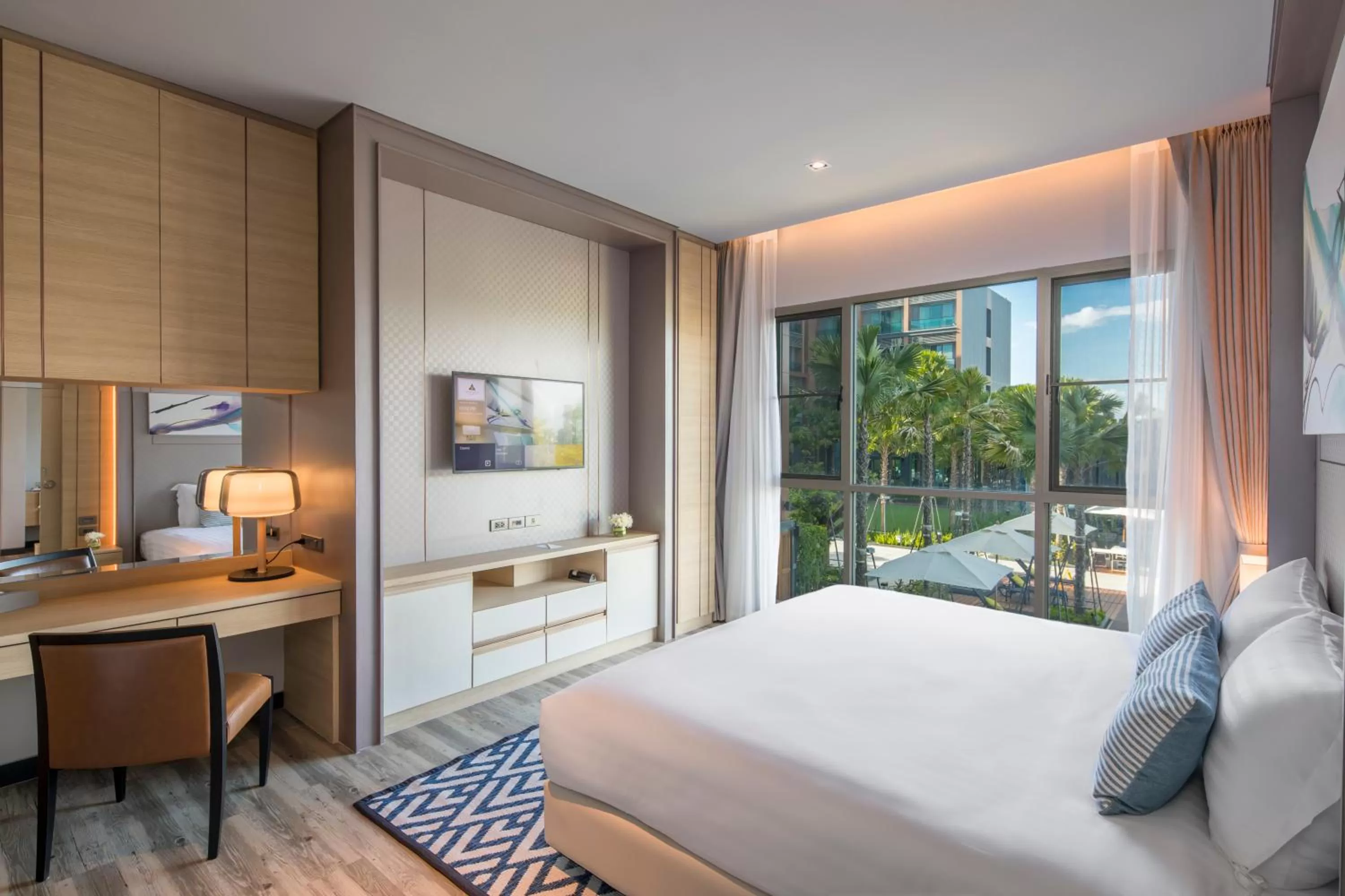 Bed in AisanA Hotel Korat