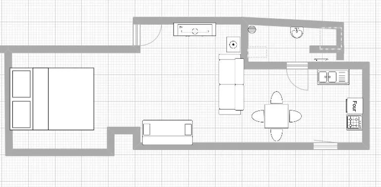 Floor Plan in LA PETITE VICTOIRE & l'HYPERCENTRE