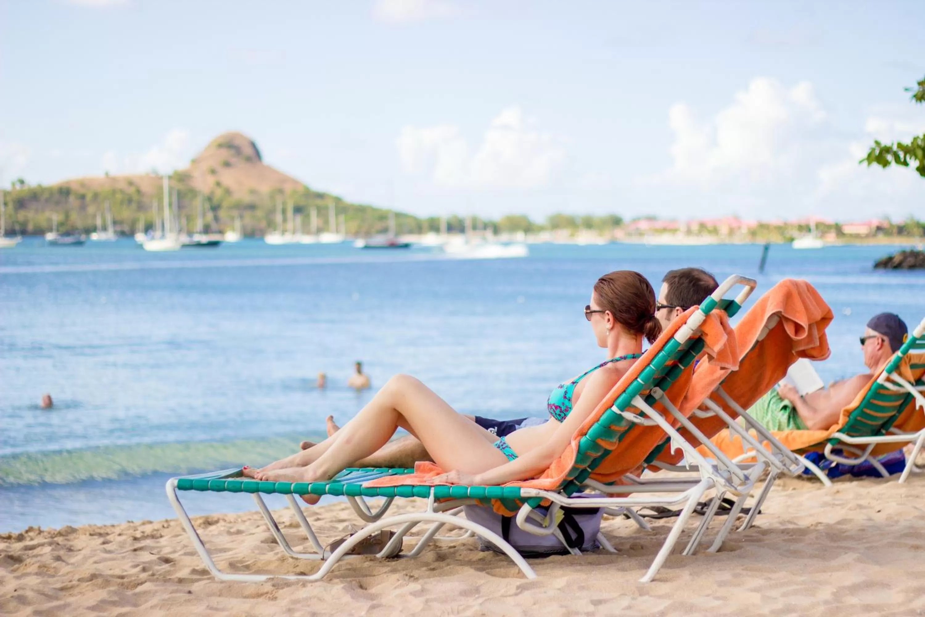 People in Bay Gardens Beach Resort & Spa