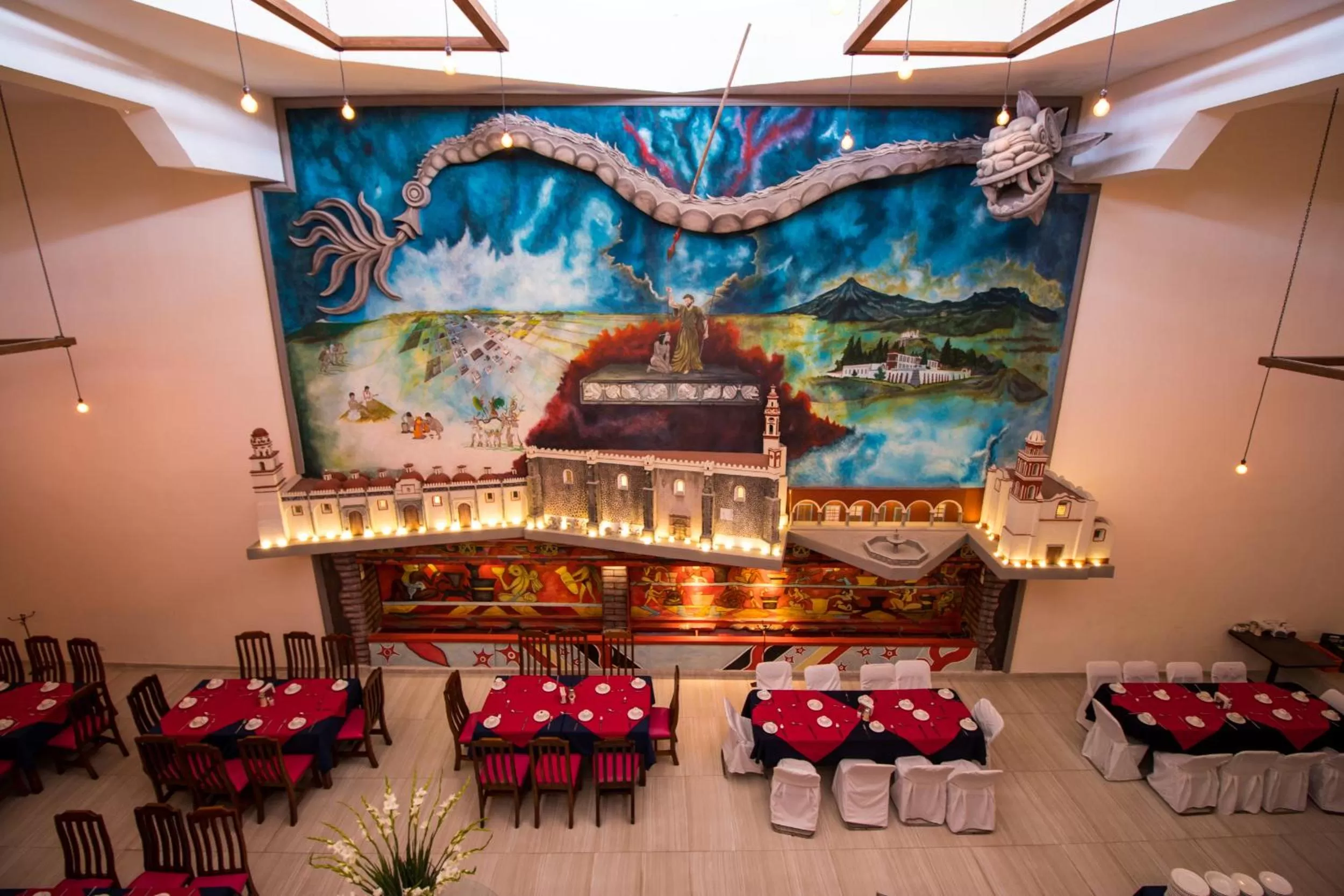 Decorative detail in Hotel Santa Rosa