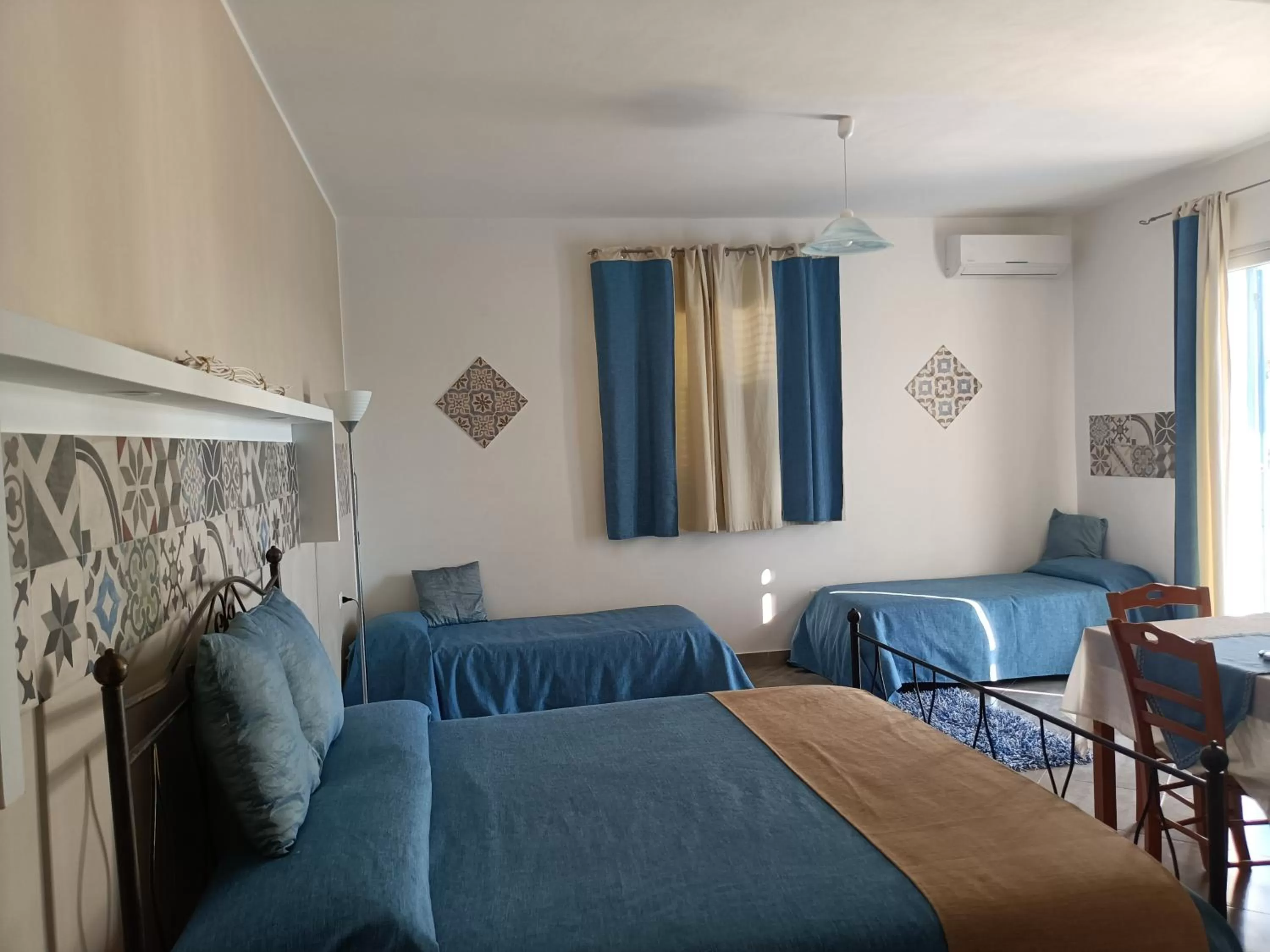 Bed in Signorino Eco Resort & Spa