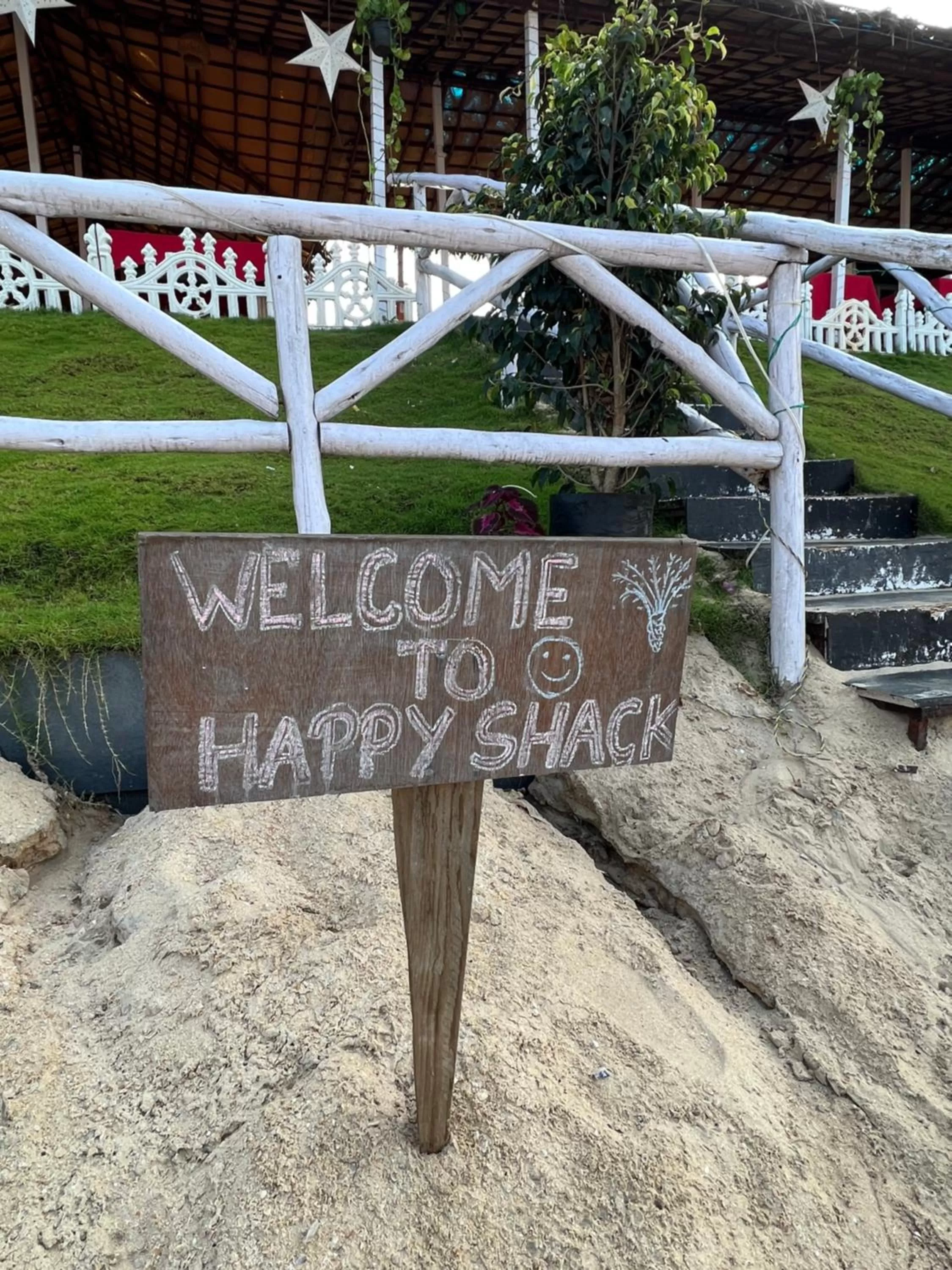 Day in Happy Shack Beach And Wooden Huts