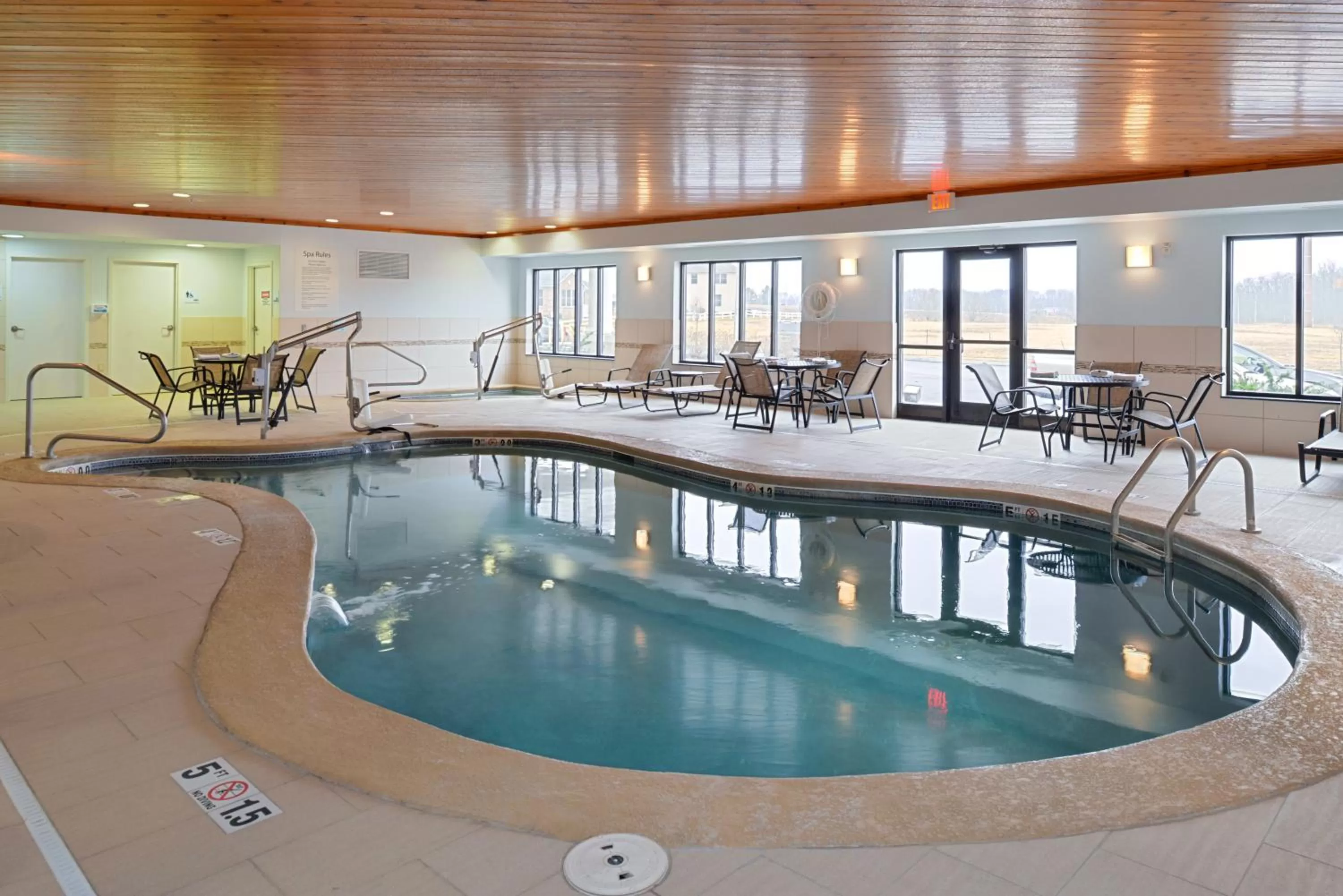 Swimming pool in Holiday Inn Express & Suites Greenfield by IHG