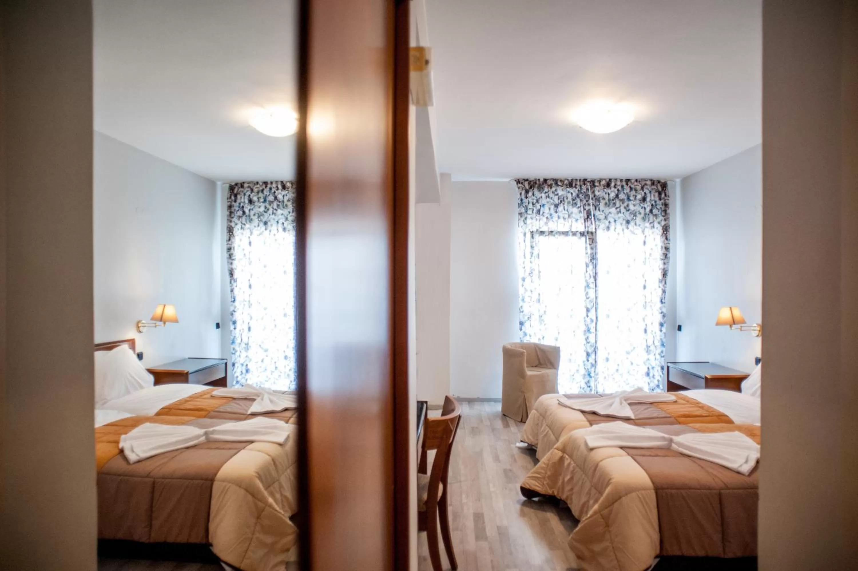 Bedroom, Bed in Hotel Aigli