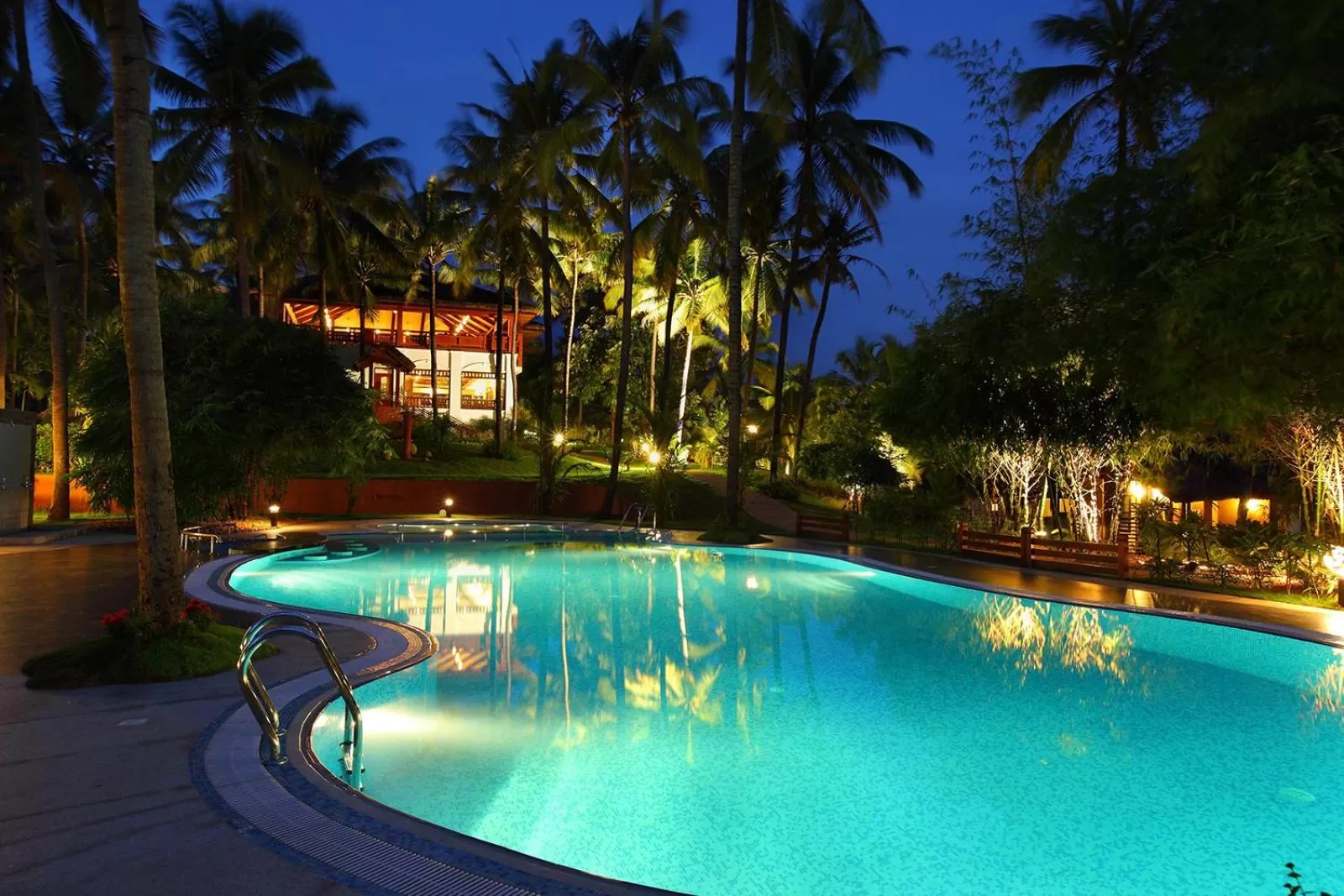 Pool view in Fragrant Nature Backwater Resort & Ayurveda Spa Kollam