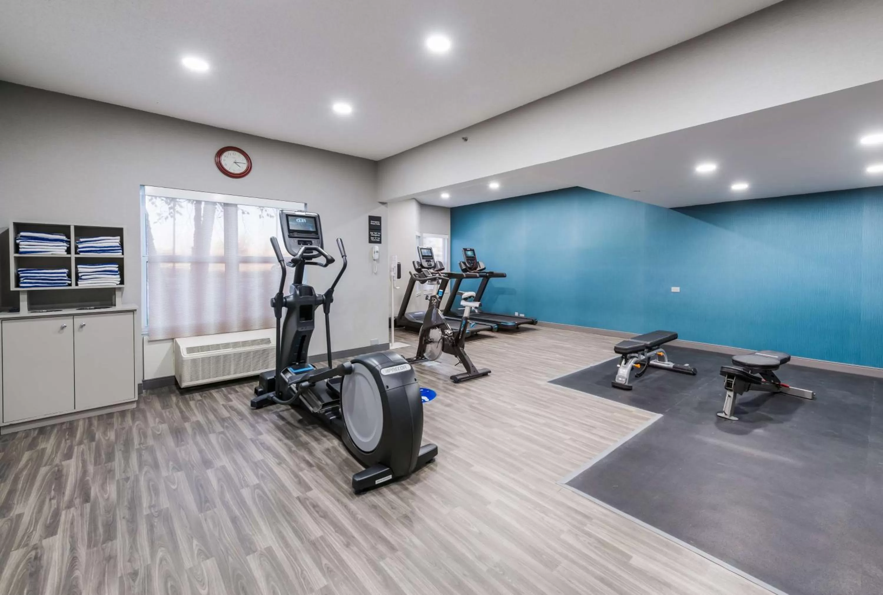 Fitness centre/facilities in Hampton Inn & Suites Chicago-Hoffman Estates
