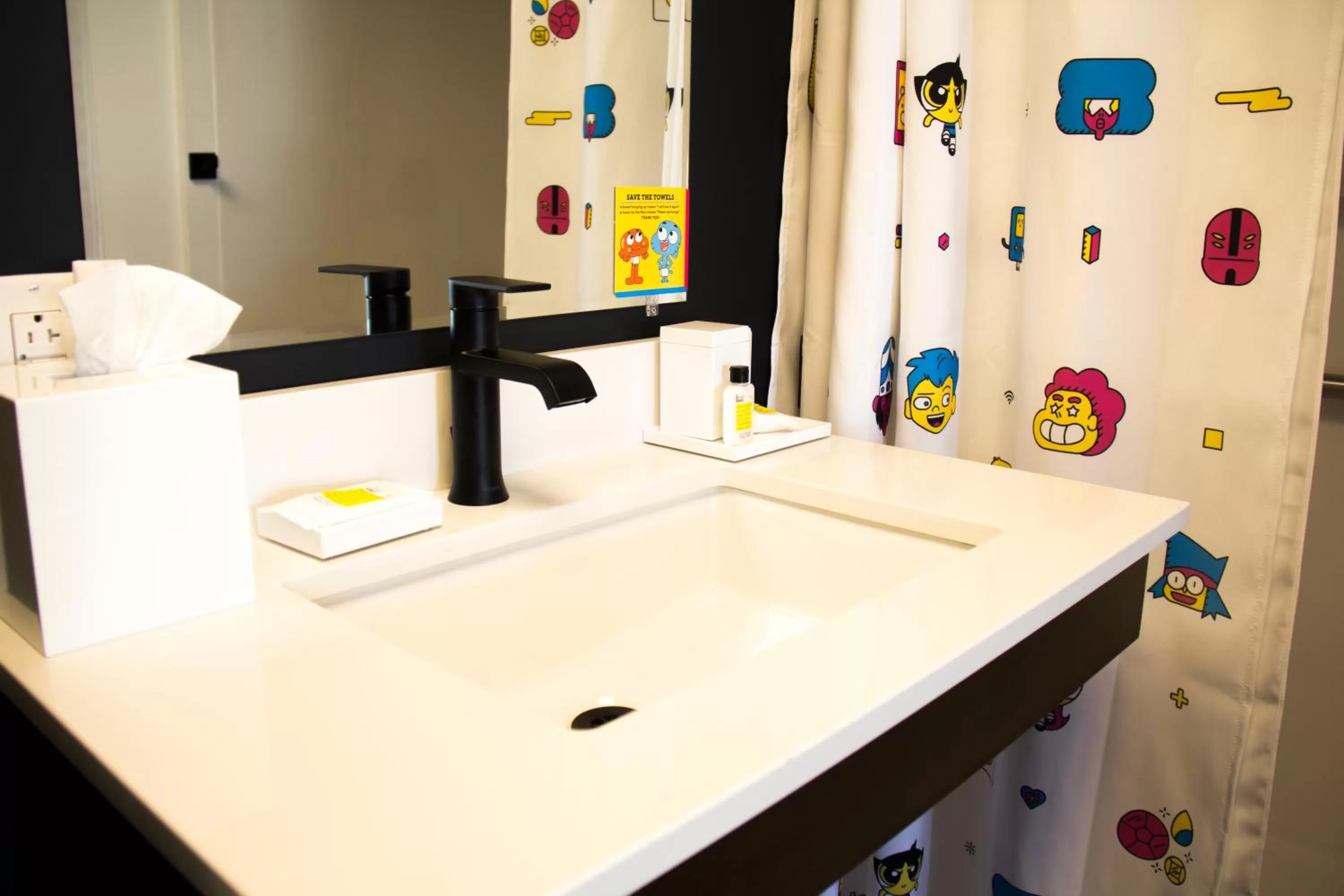 Bathroom in Cartoon Network Hotel