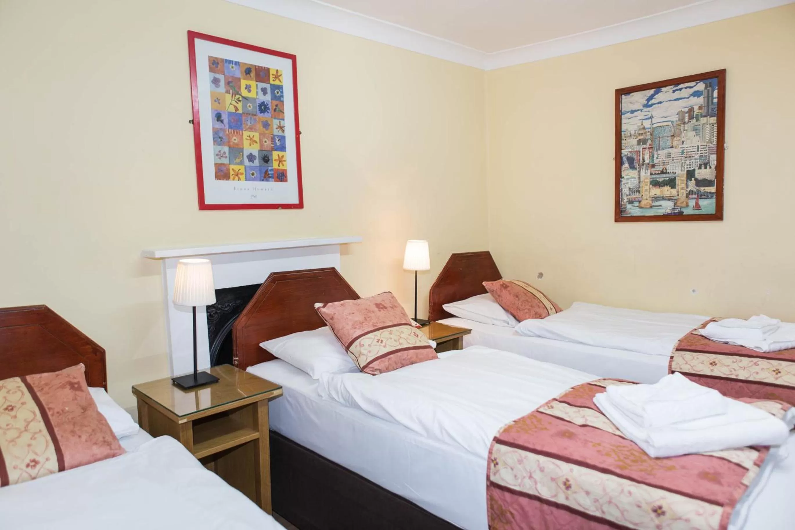 Bed in Shakespeare Hotel