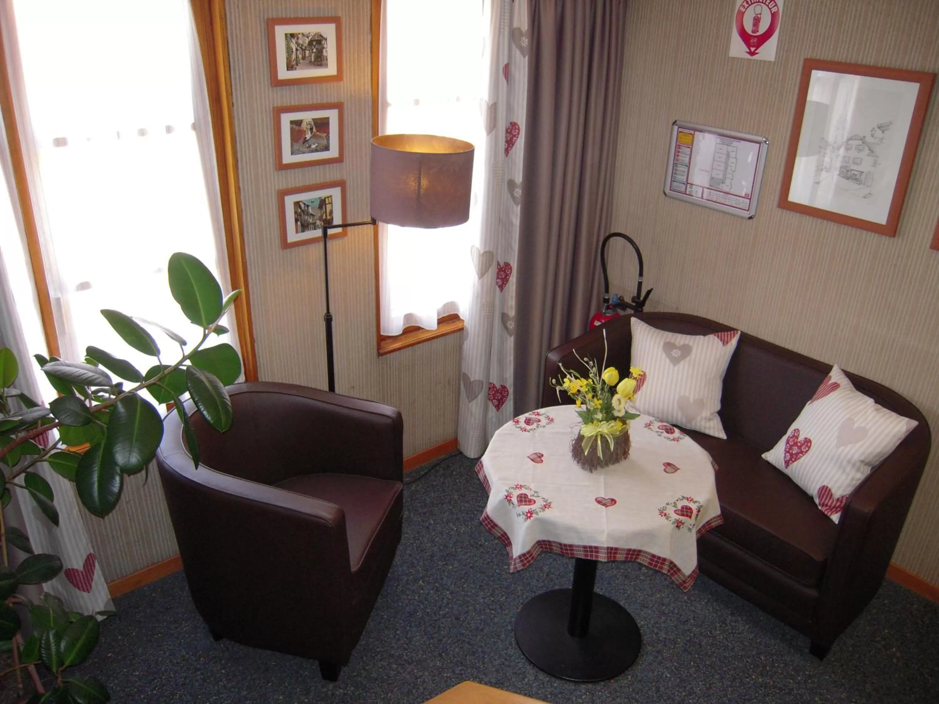 Lobby or reception in Hôtel Sainte Odile