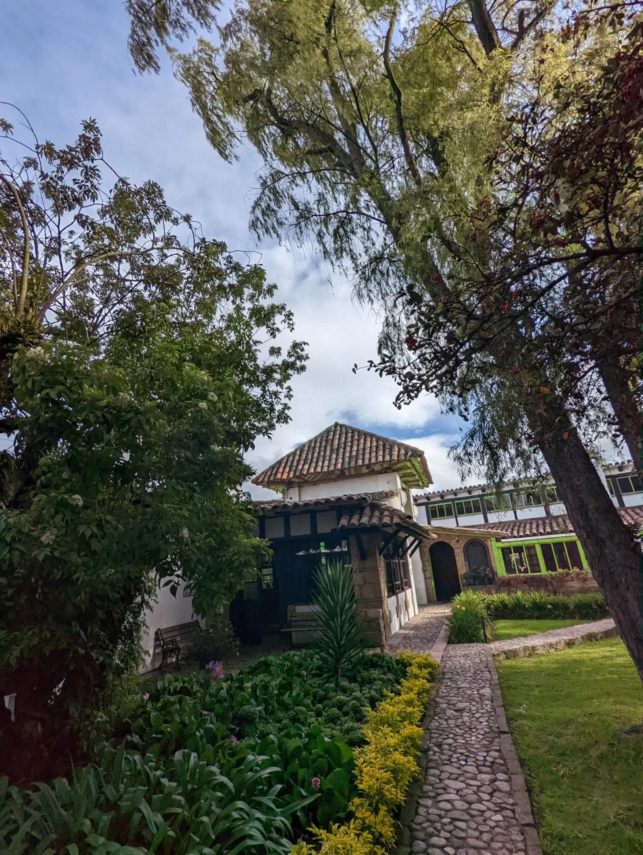 Dining area in Posada Cafe La Huerta