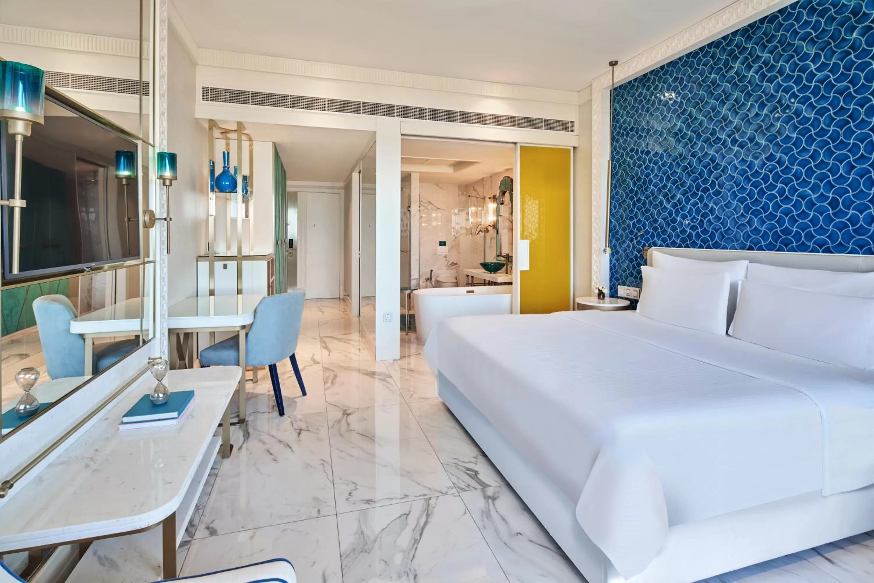 Bedroom, Bed in Rixos Premium Saadiyat Island - All Inclusive