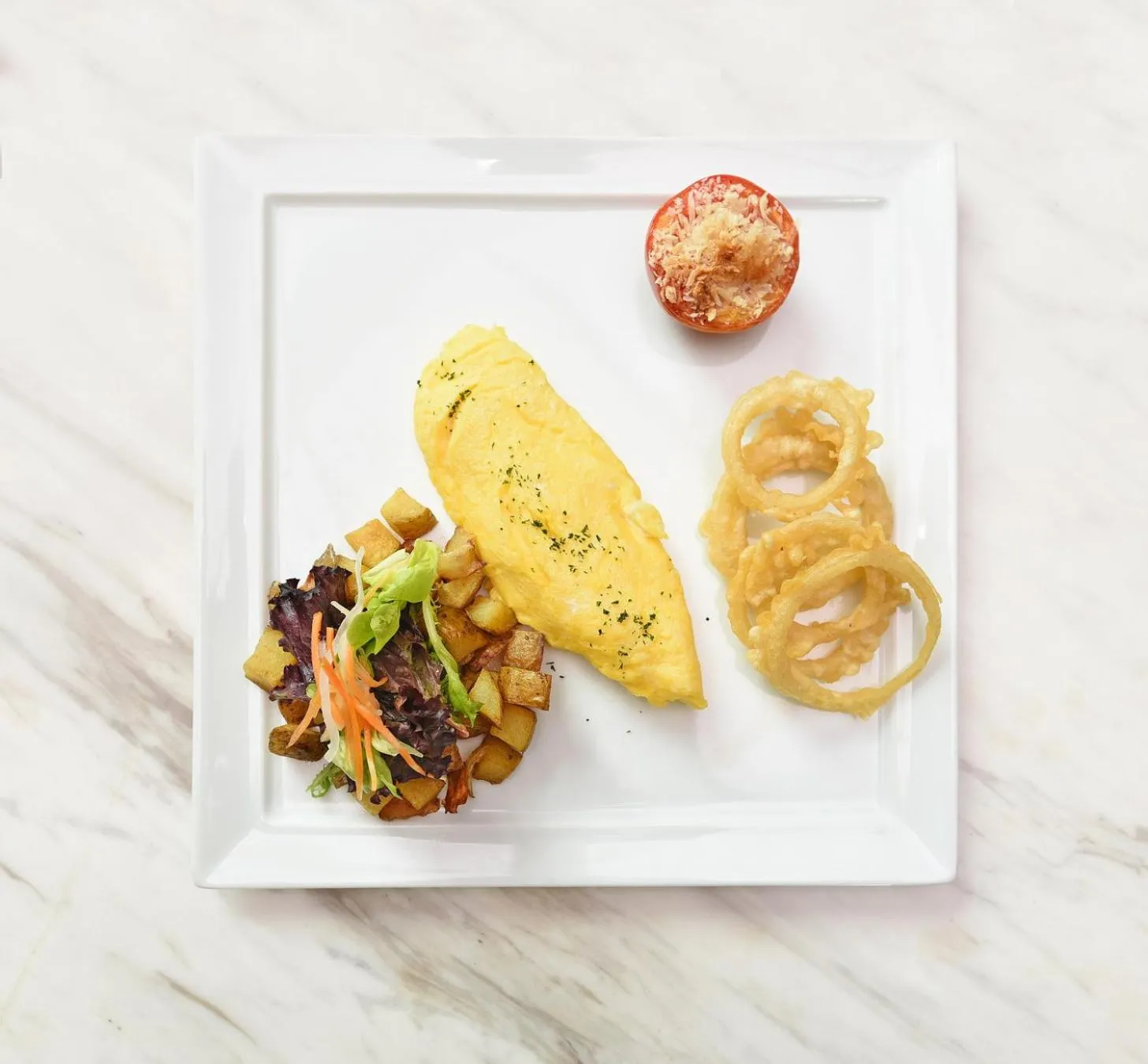 American breakfast in Dwijaya House of Pakubuwono