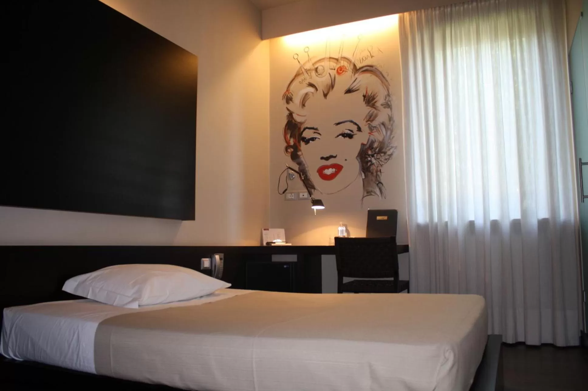 Bed in Art Hotel Udine