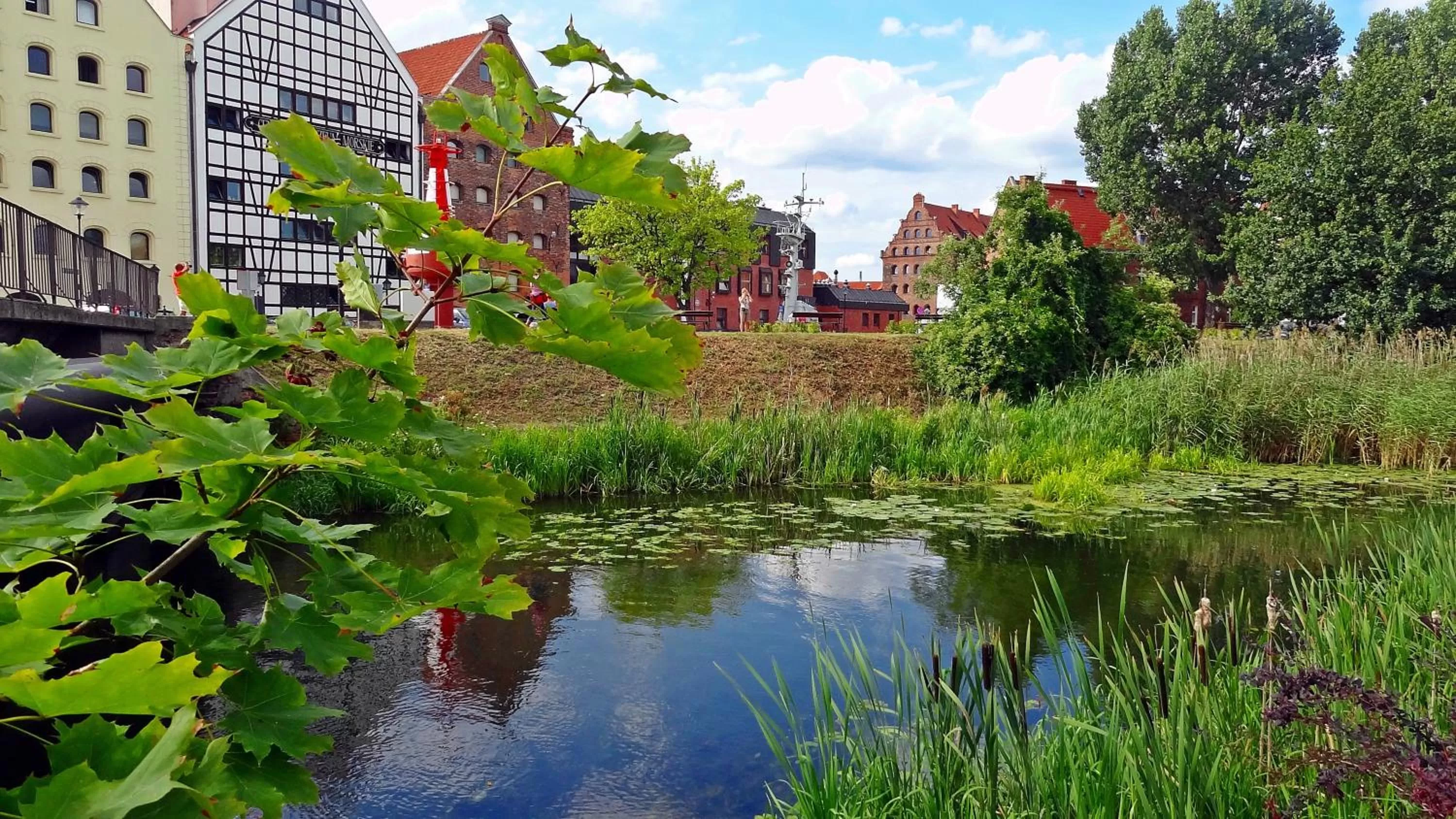 Garden in Podewils Old Town Gdansk