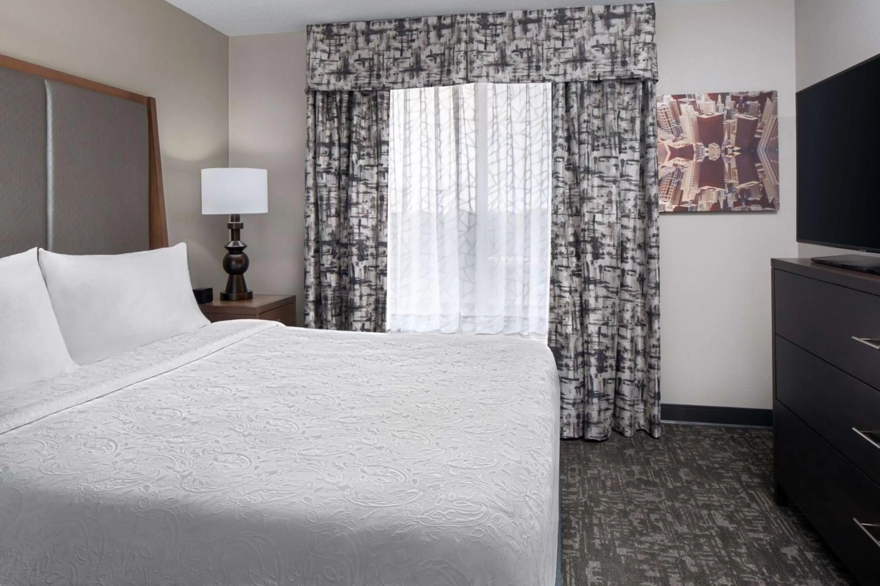 Bedroom, Bed in Homewood Suites by Hilton Orland Park
