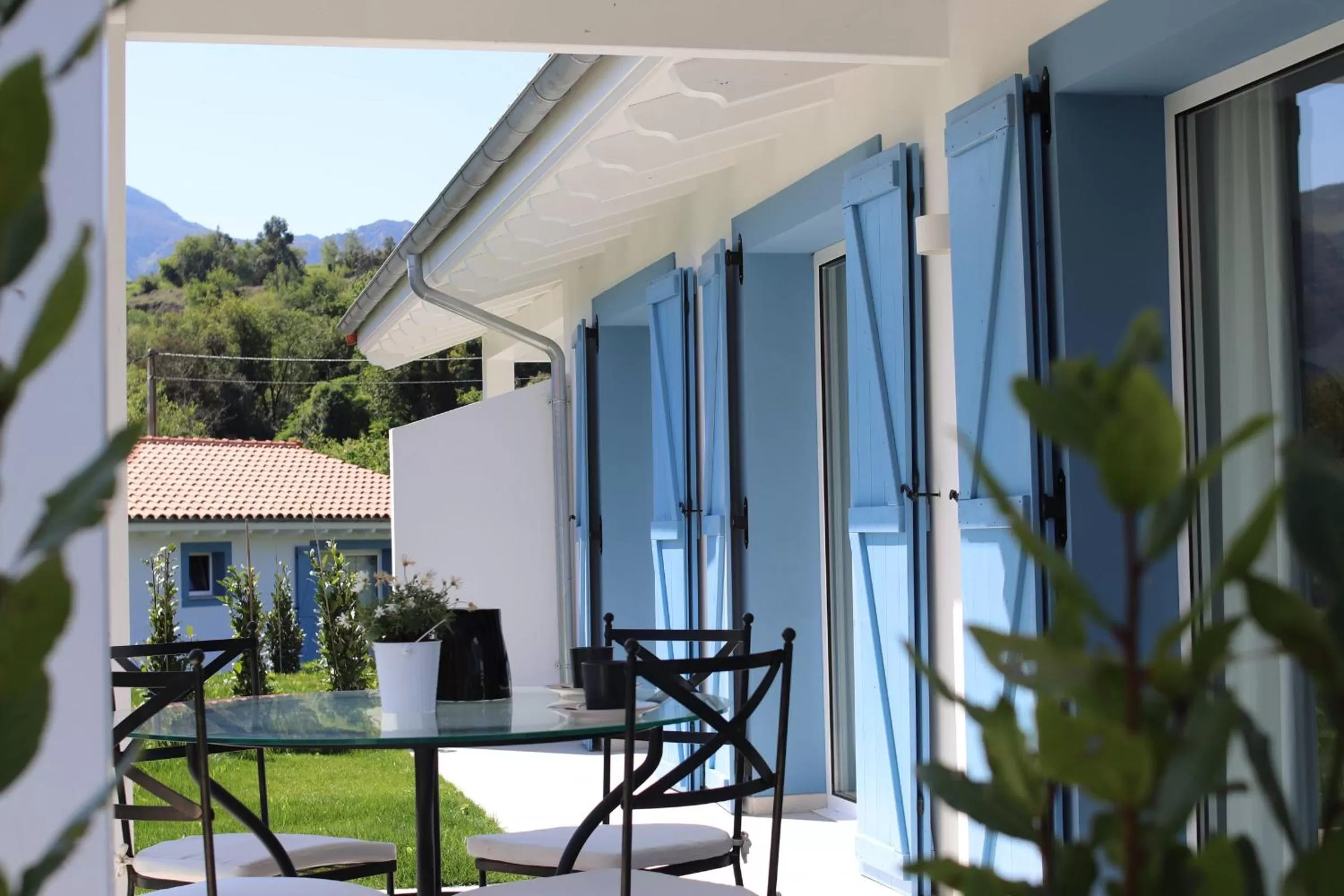 Garden view in El Pueblín de Ribadesella