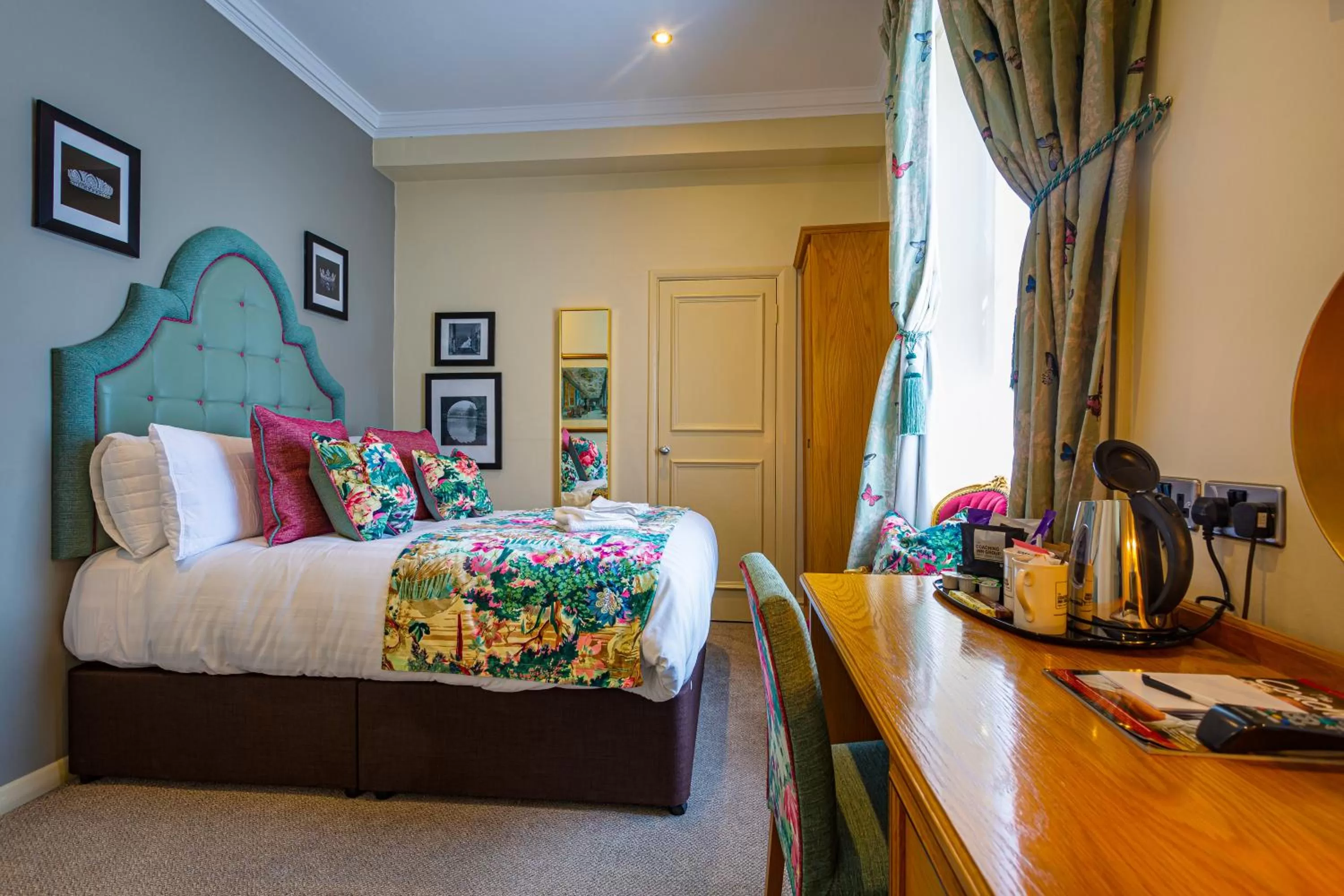 Bedroom, Bed in The Rutland Arms Hotel, Bakewell, Derbyshire - The Coaching Inn Group