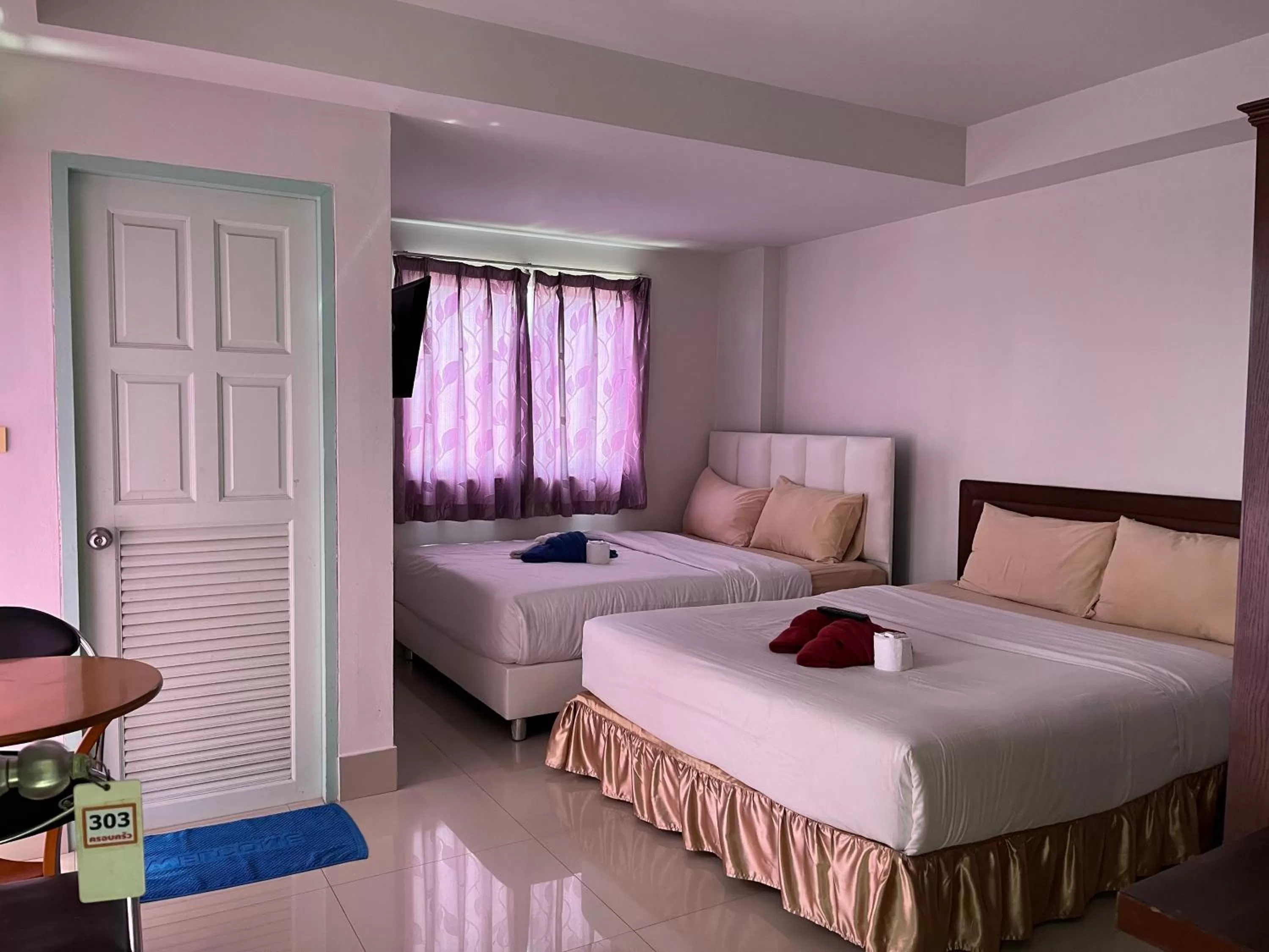 Bed in Baanpak Sam Anong