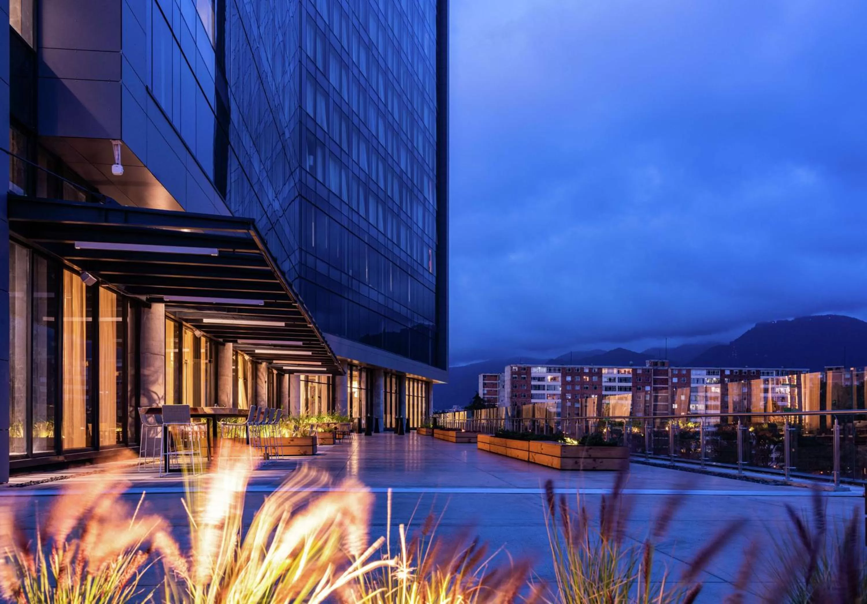 Patio in Hilton Bogota Corferias