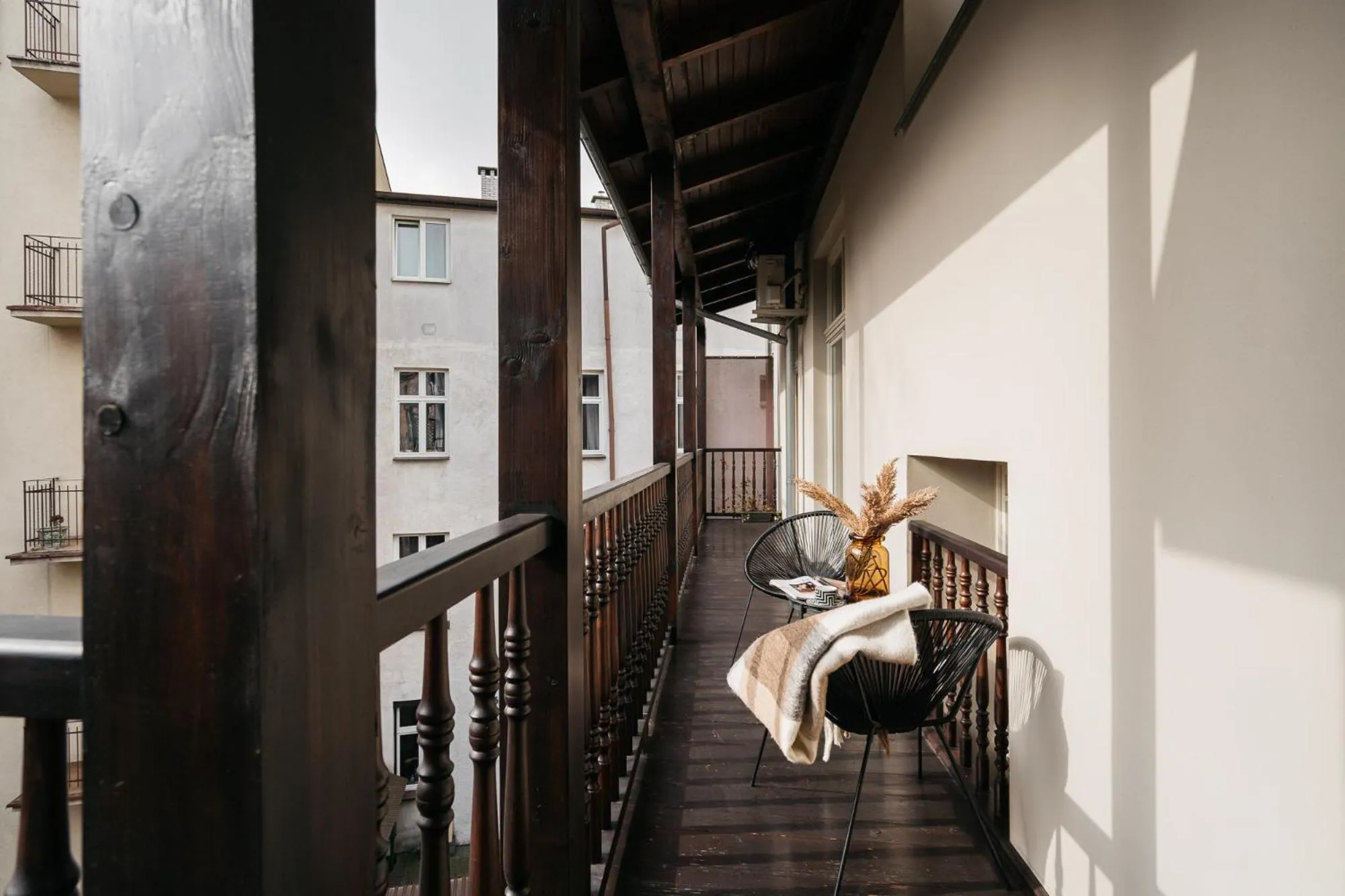 Balcony/Terrace in Topolowa Residence - LoftAffair Collection