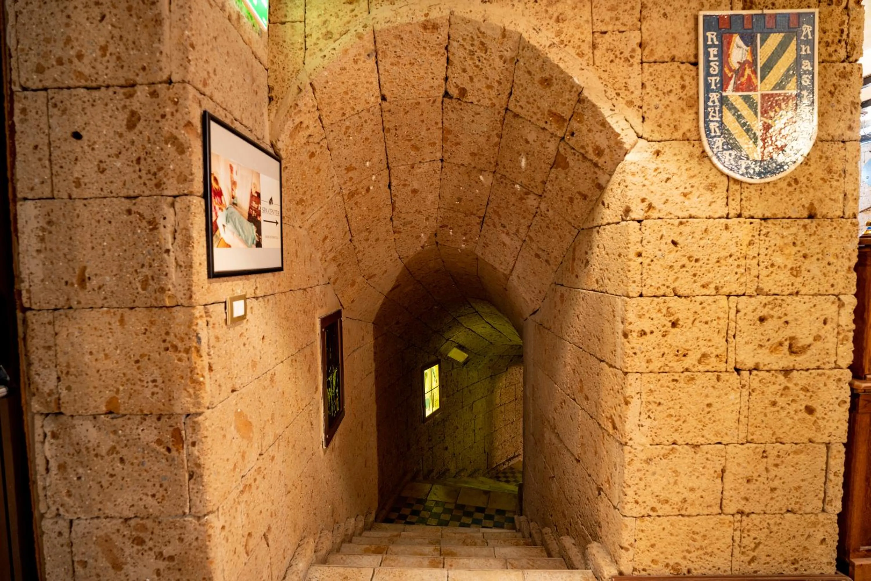 Decorative detail in House of Dracula Hotel