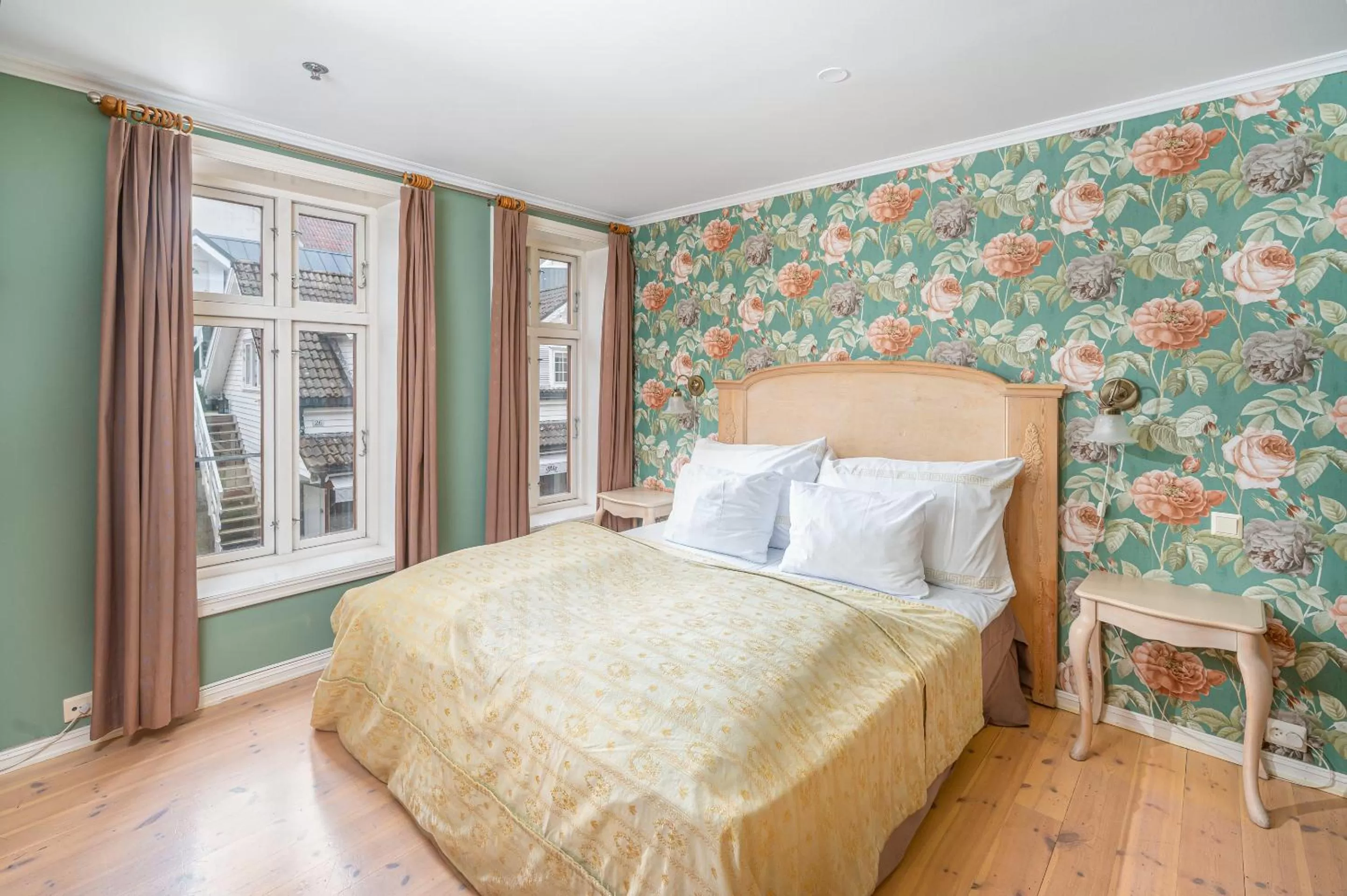 Bed in GamlaVærket Gjæstgiveri og Tracteringssted