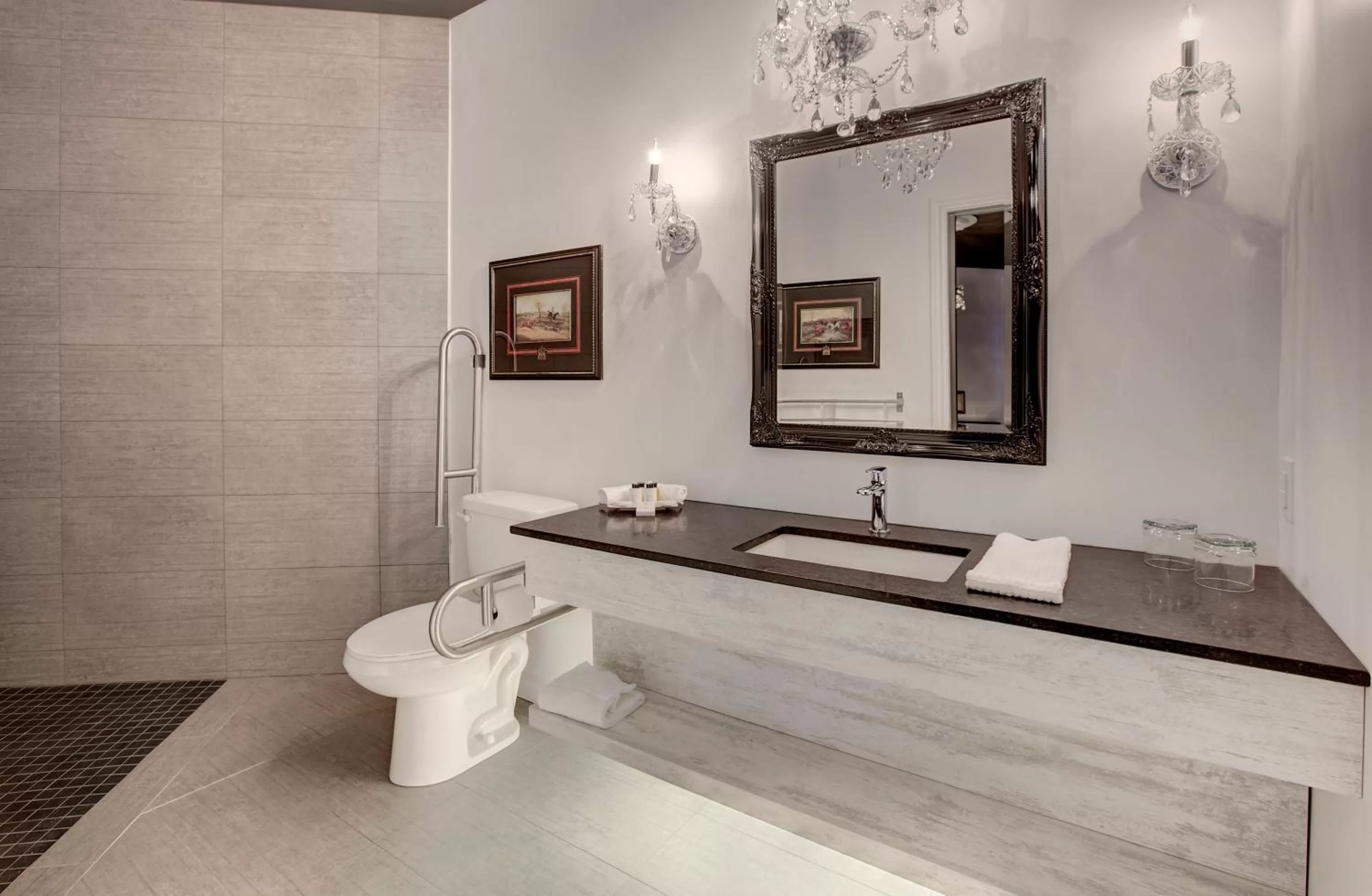 Bathroom in Hotel Historique Route 66