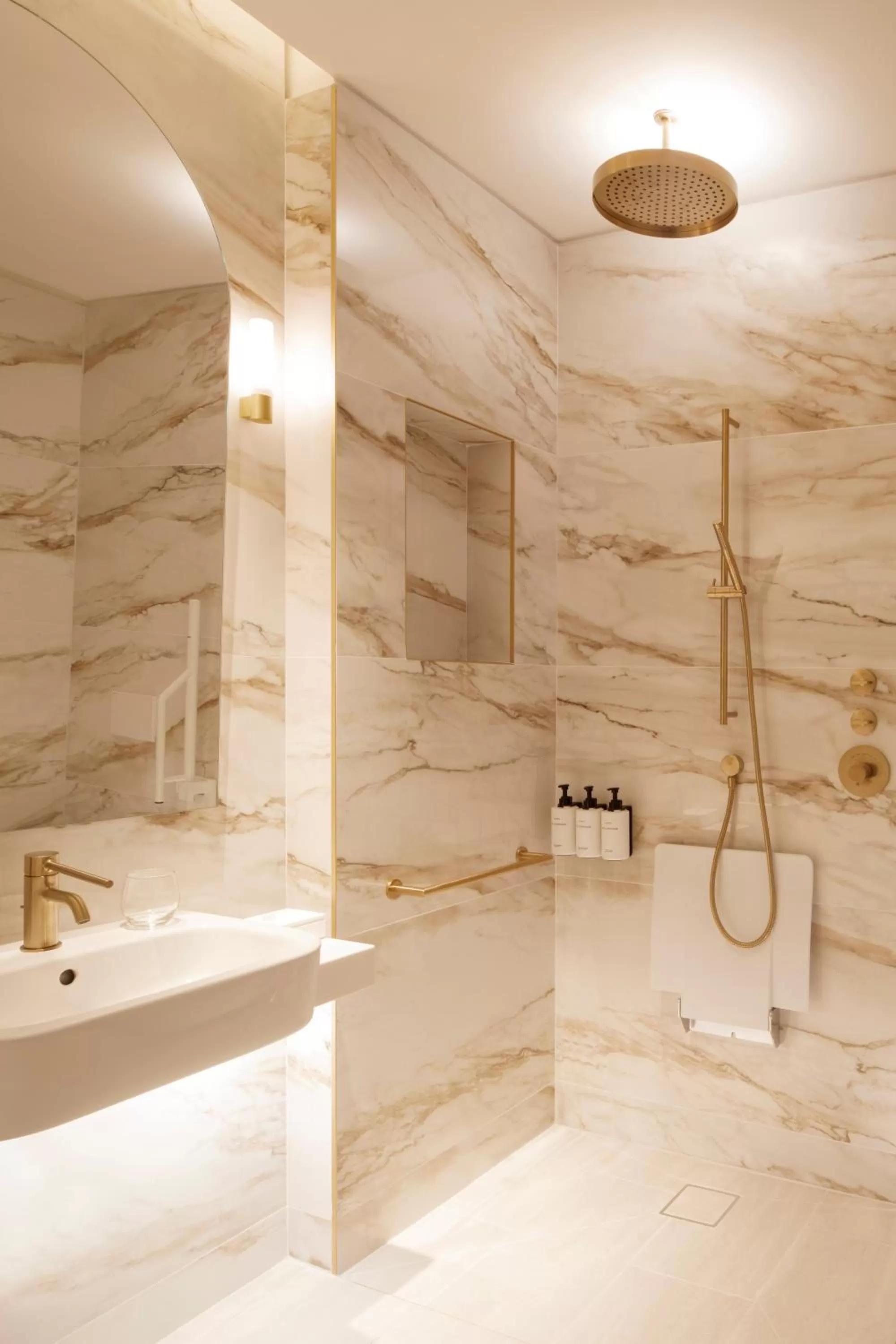 Shower in InterContinental Rome Ambasciatori Palace by IHG