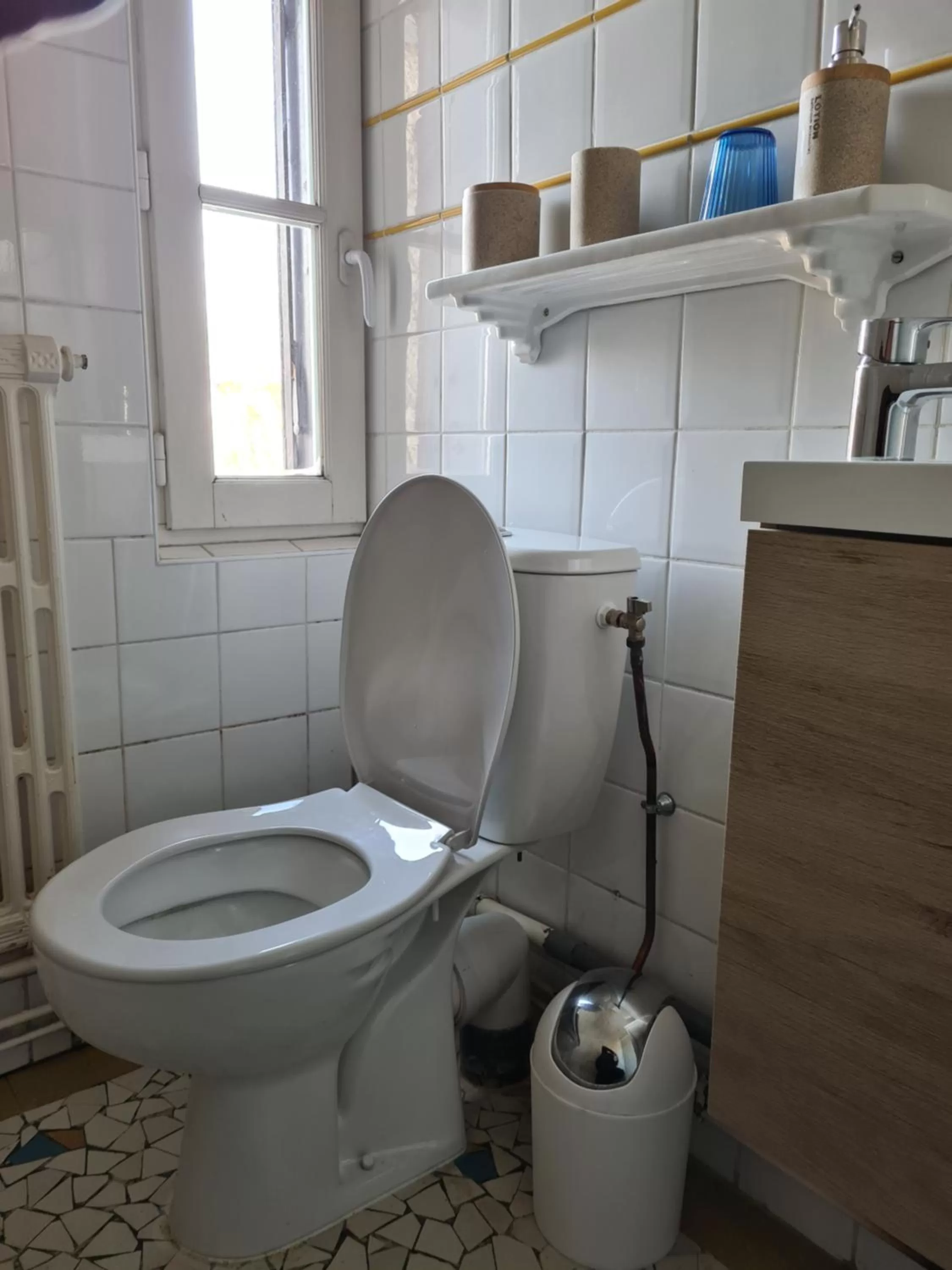 Toilet in Apakabar Homestay - proche gare Melun, parking privé, Netflix
