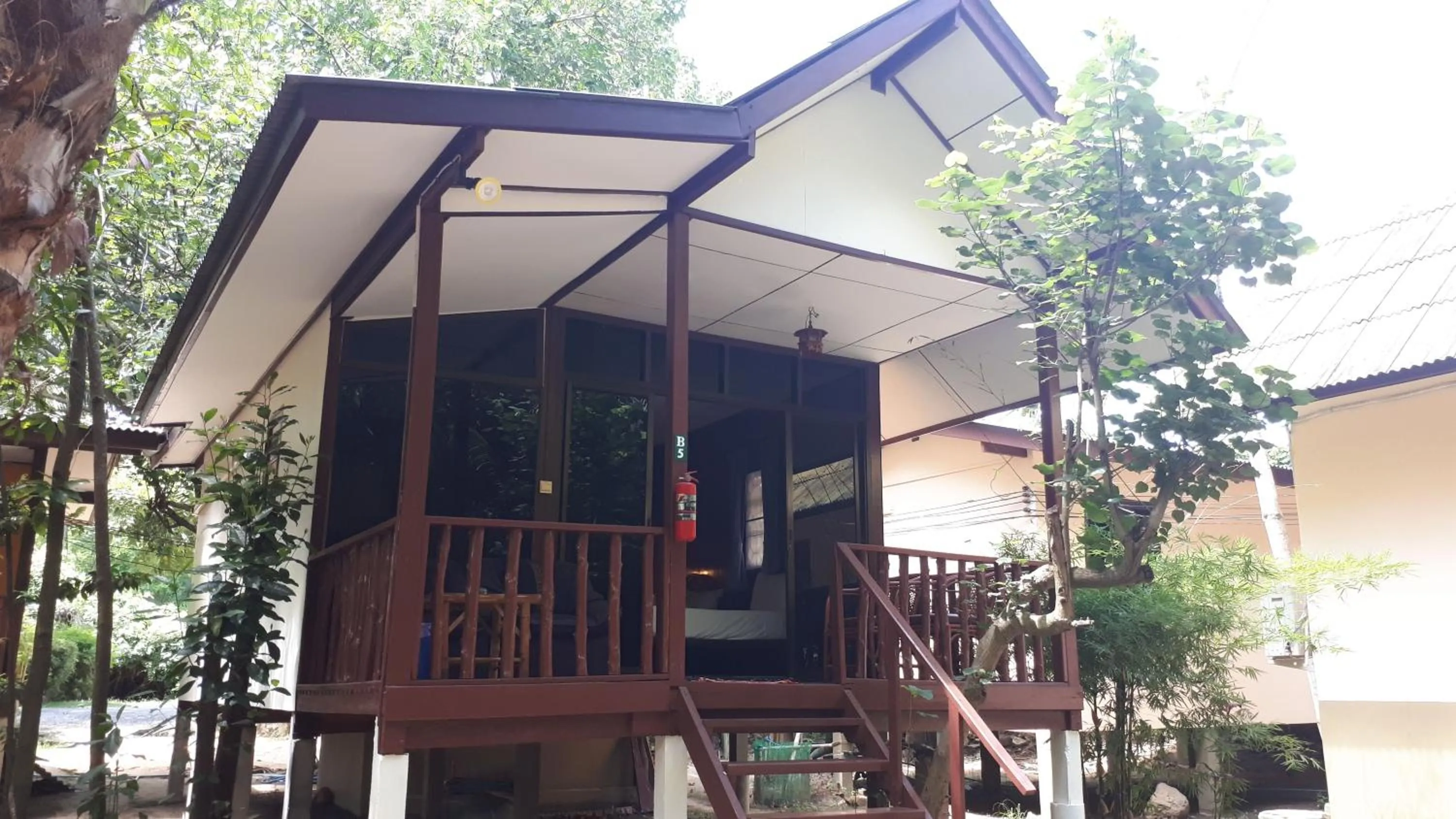 Patio in Moonhut Bungalows